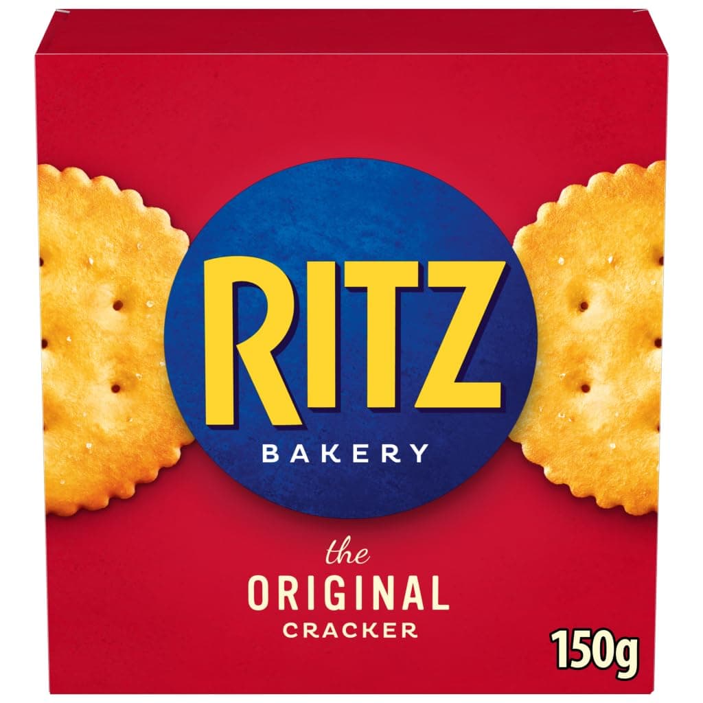 Ritz Original Cracker Box, Classic Savoury Crackers Perfect For Any Snacking Occasion, 150 g (Pack of 1)