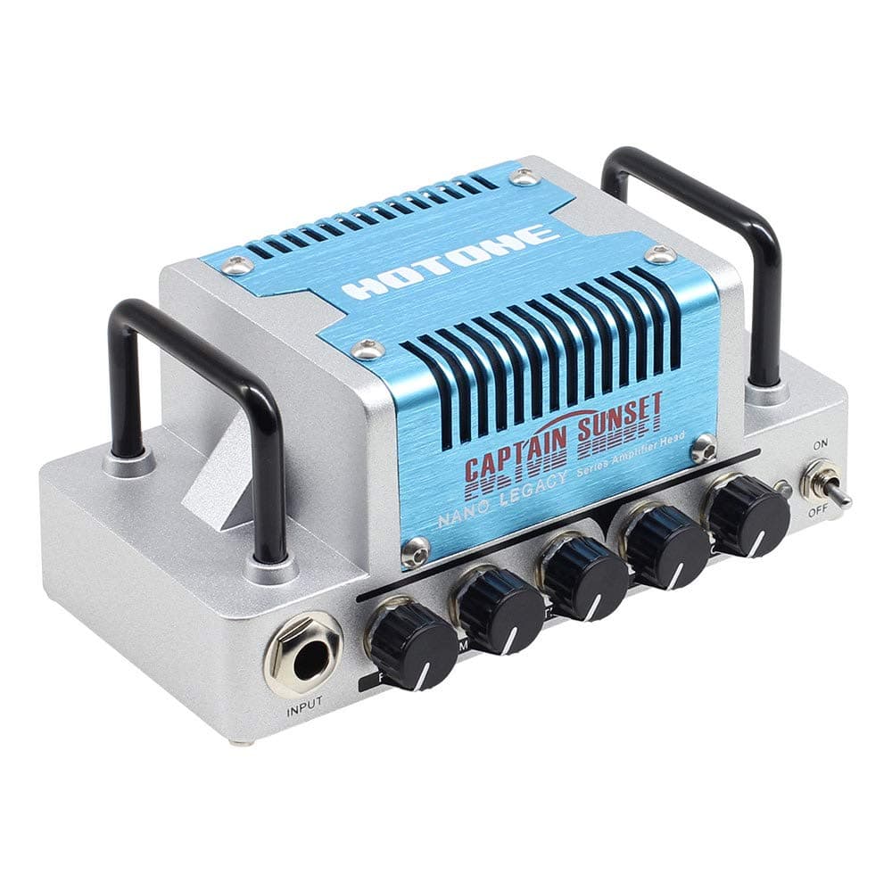 HOTONECaptain Sunset High Gain Guitar Amp Head 5 Watts Class AB Amplifier with CAB SIM Phones/Line Output