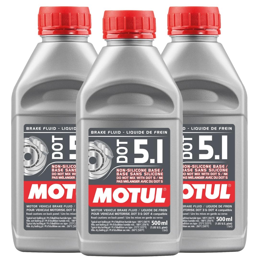 Motul DOT 5.1 High Temp. Brake Fluid (3 Pack)