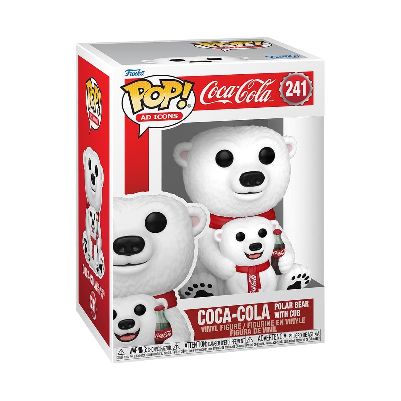 Pop! & Buddy: Coca Cola Polar Bear-Cola - Bear & Cub - Collectable Vinyl Figure - Gift Idea - Official Merchandise - Toys for Kids & Adults - Ad Icons Fans - Model Figure for Collectors