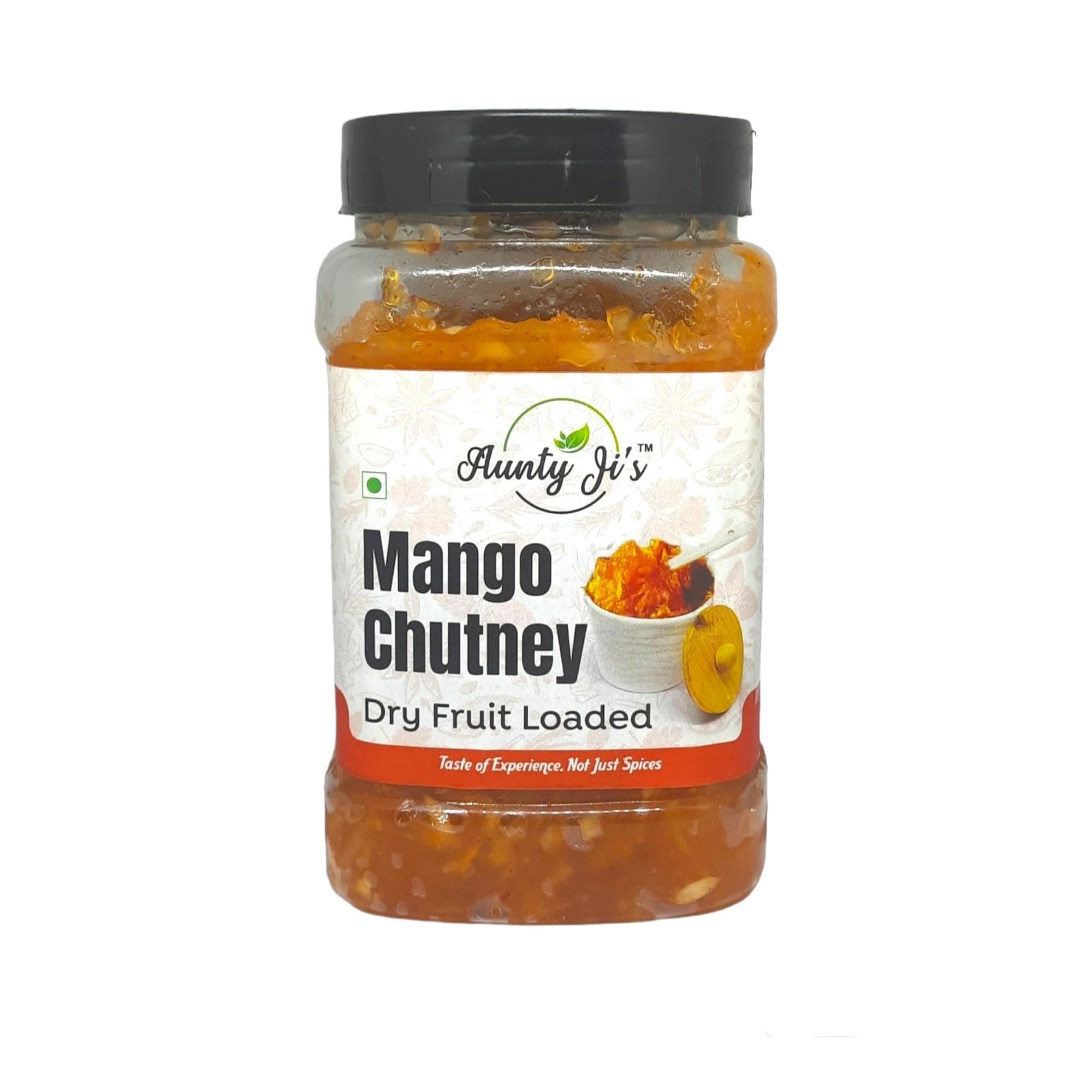 Aunty Ji's Dry Fruit Loaded Mango Chutney or Chunda | Distinctive & Must-Have Home Made Aam ki Chutney 1Kg | Eat With Parathas The Day You Find Everything Else Seems Boring Or Otherwise With Anything Or Any Meal Of The Day