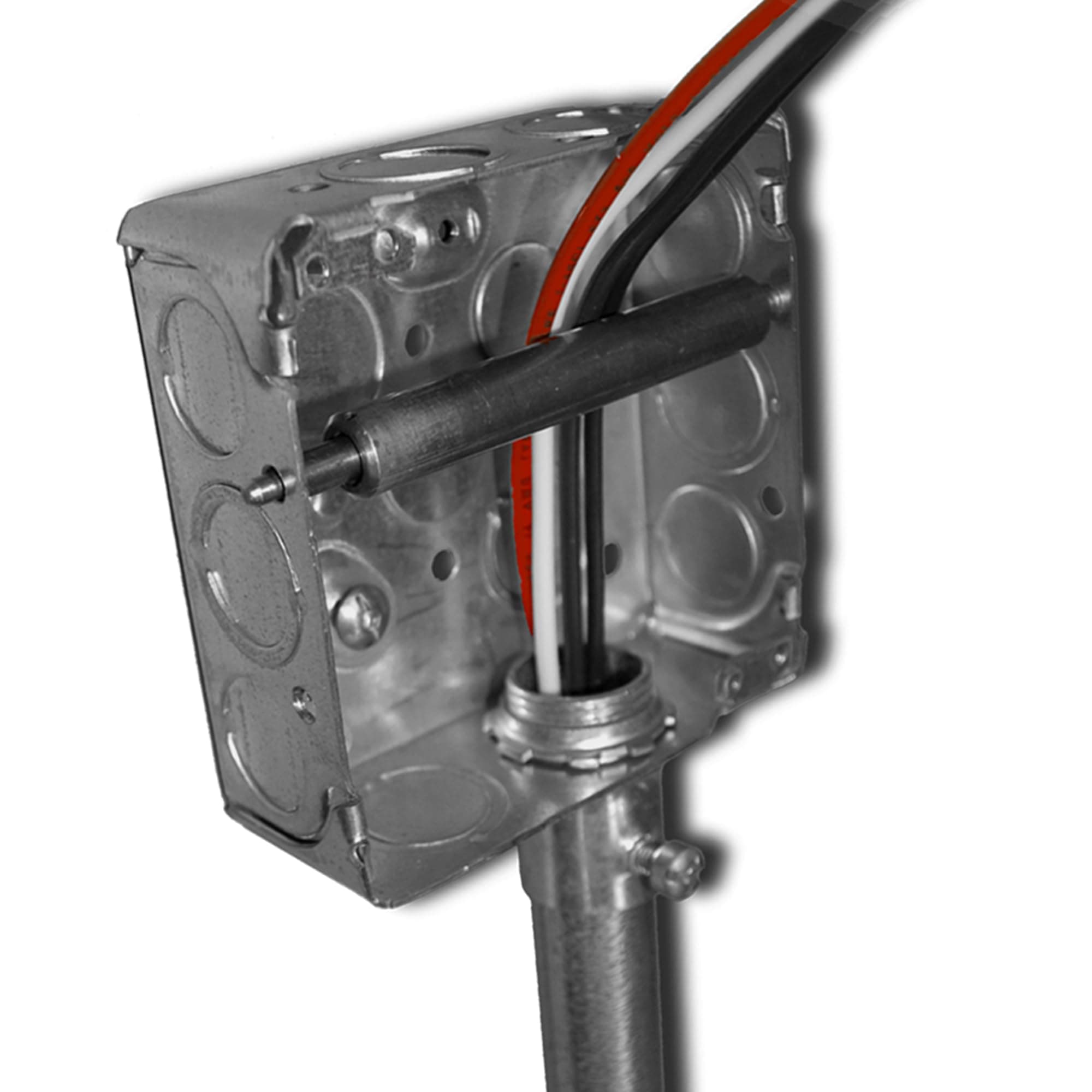 Rack-A-Tiers 41100 PulLee - Steel Roller for Pulling Wire in 4 Inch Square Boxes