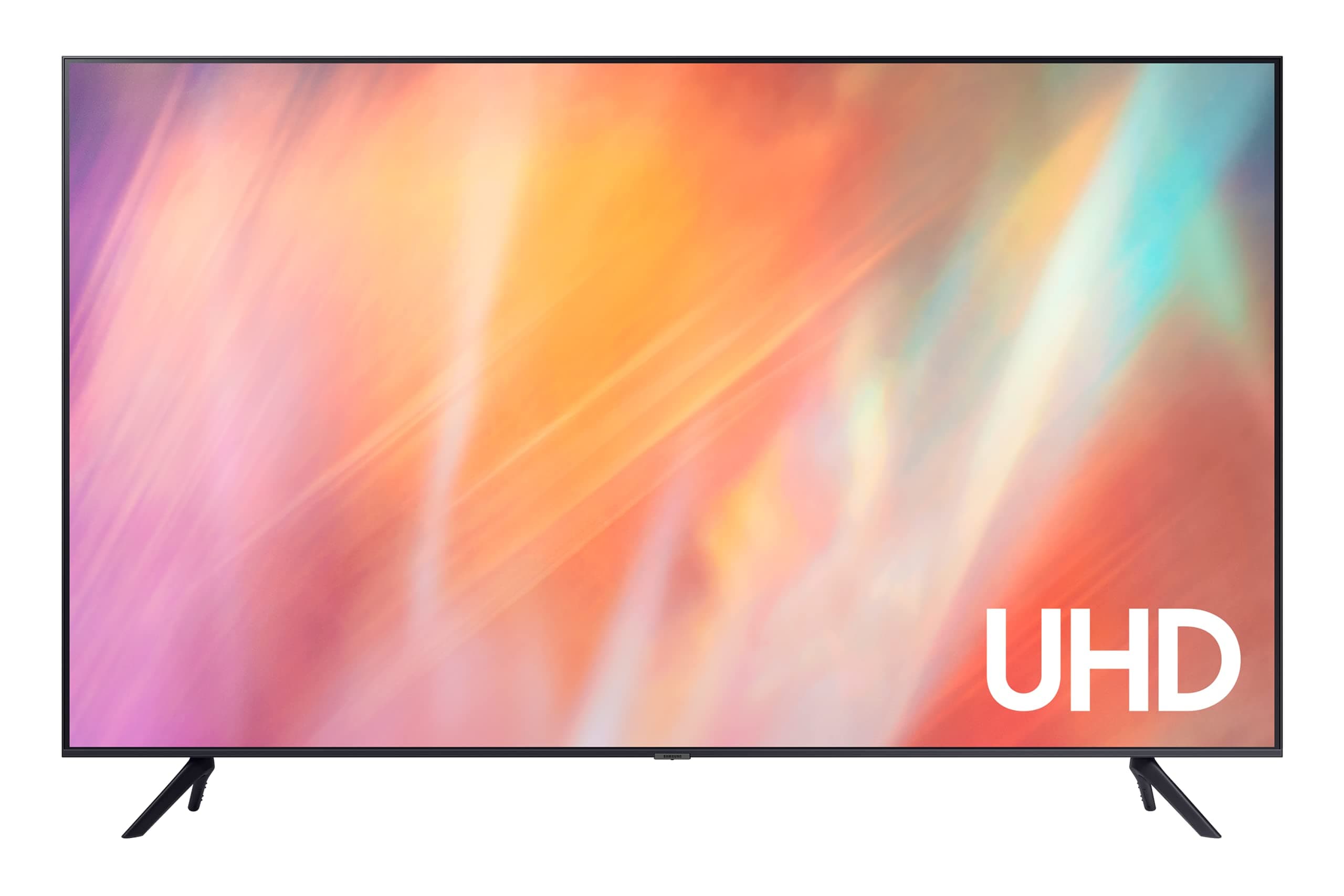 Samsung 43 Inch TV UHD 4K Processor Slim Look Built In Receiver - UA43AU7000UXZN (2021 Model)