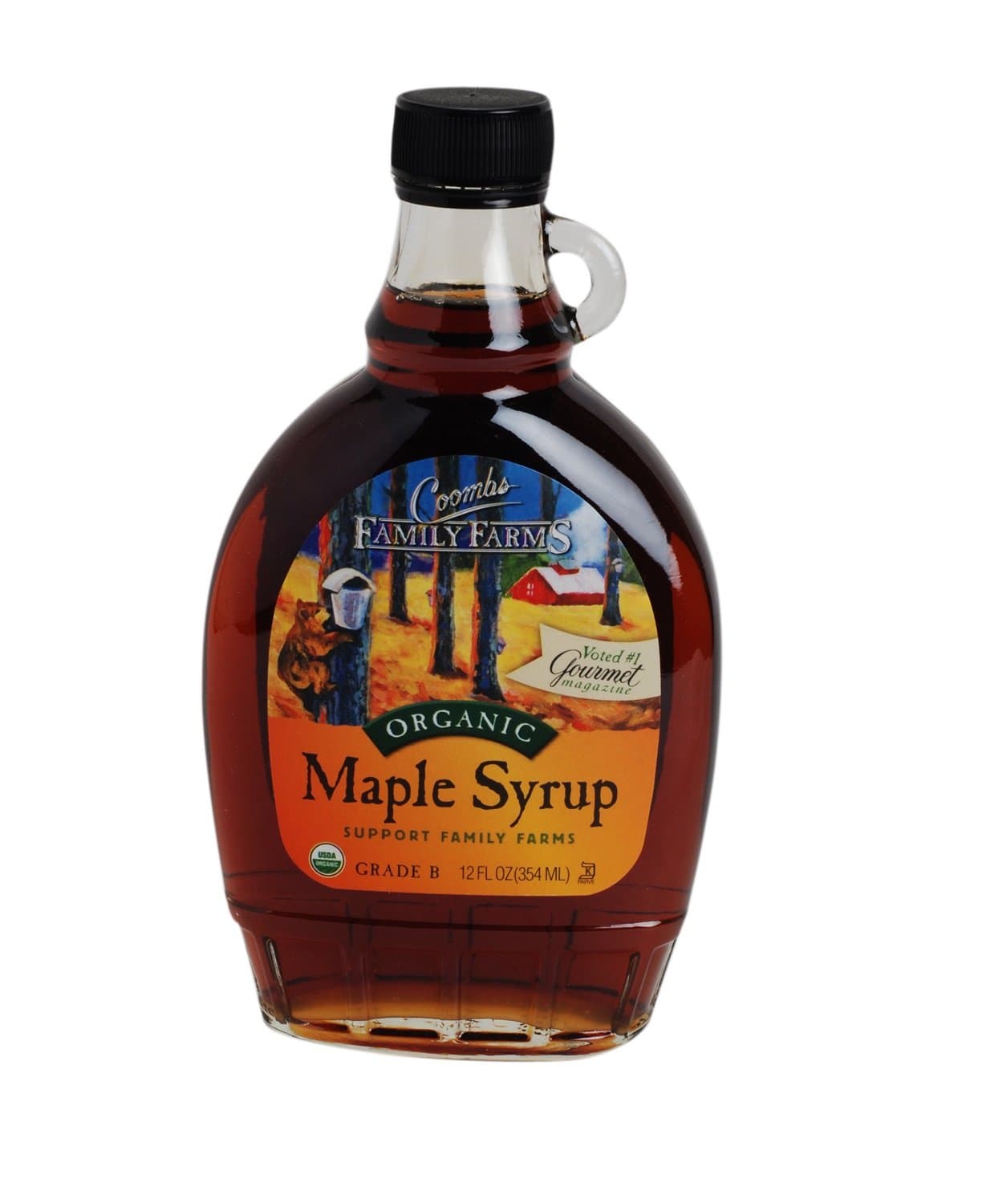 Coomb's Maple Syrup, Og, Gr B, Glass, 12-Ounce
