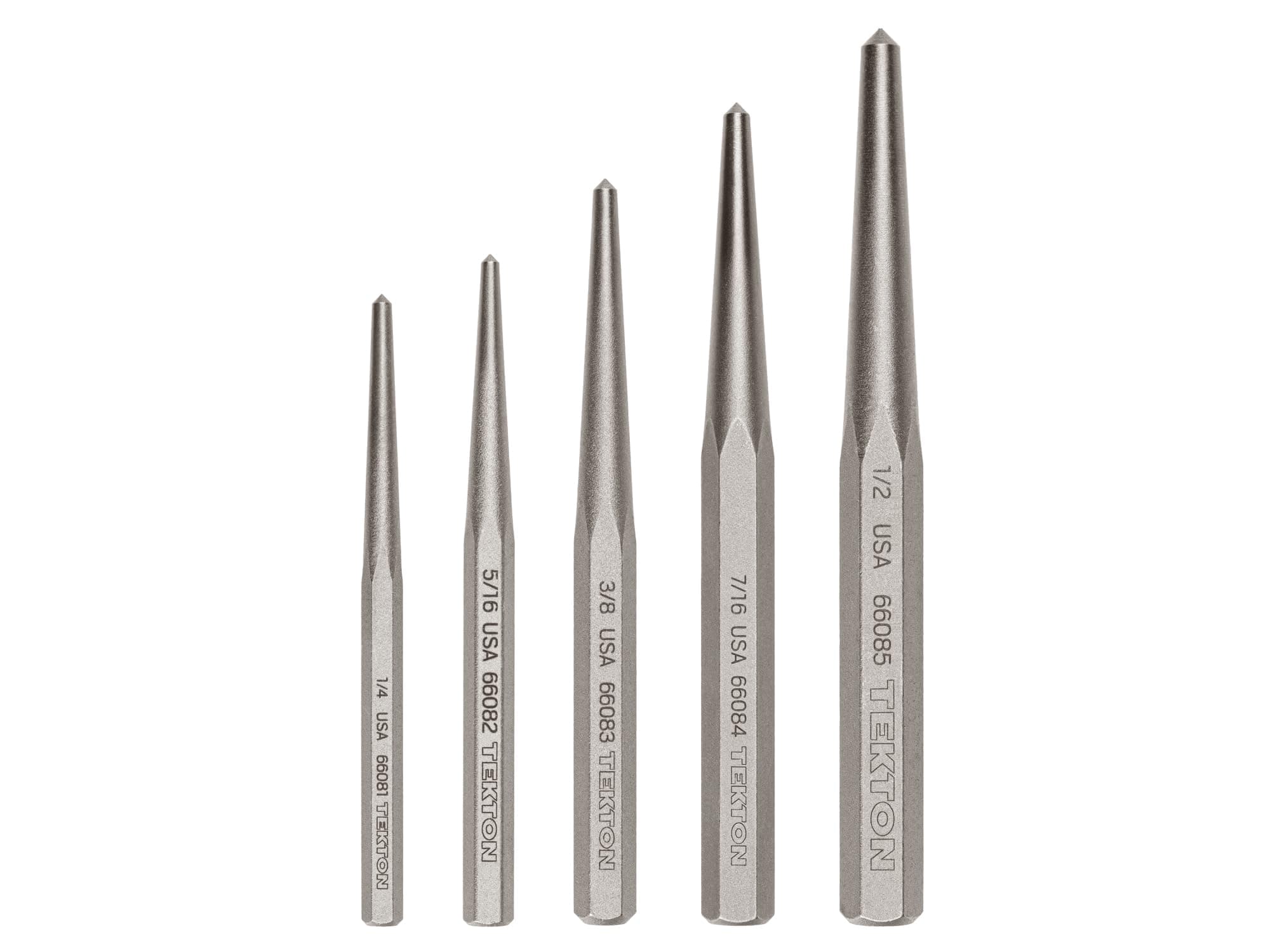 Center Punch Set, 5-Piece (1/4-1/2 in.) | PNC95002