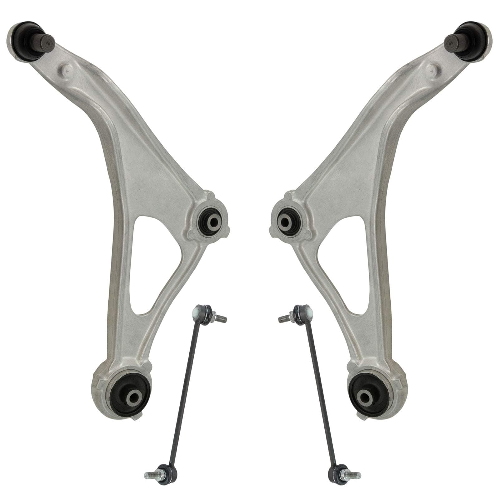 TRQ Front Suspension Kit Control Arm with Ball Joint Sway Bar Stabilizer Link Compatible with 2013-2014 Nissan Altima