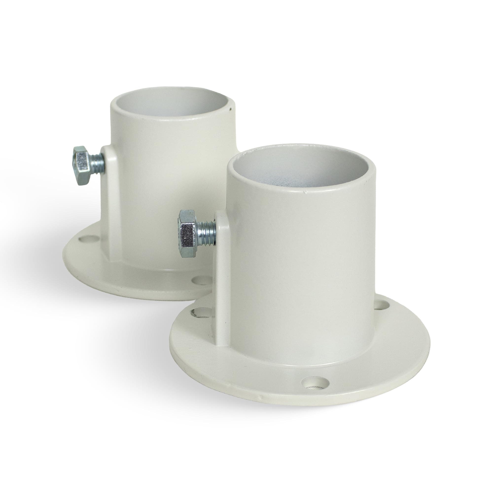 NE1228PR Aluminum Deck Flanges for Above Ground Pool Ladder, Pair