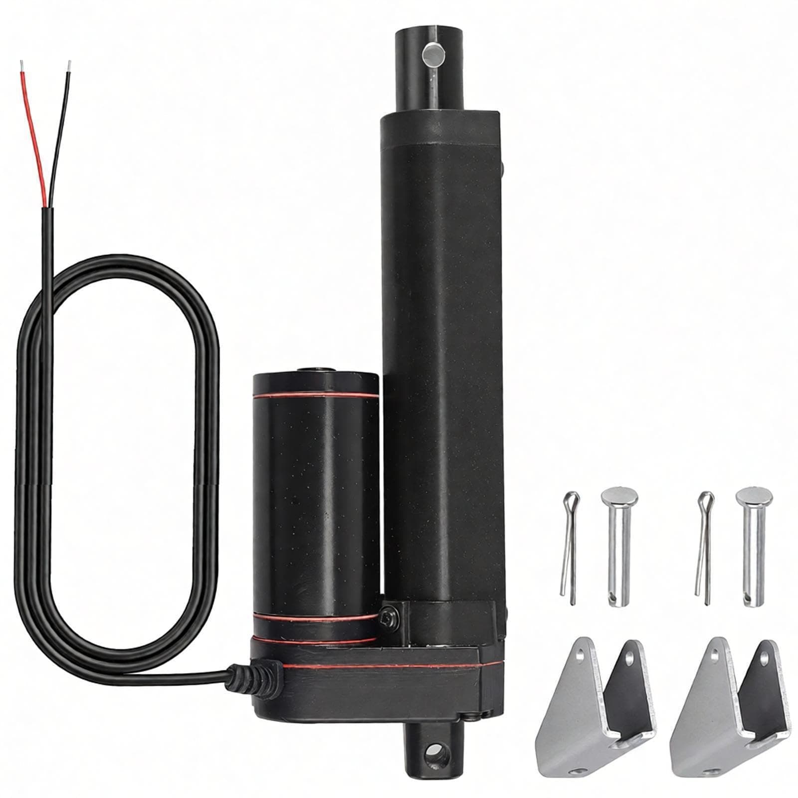 Justech DC 12V 750N Linear Actuator Motor for Auto Car RV Electric Door Opener-Black