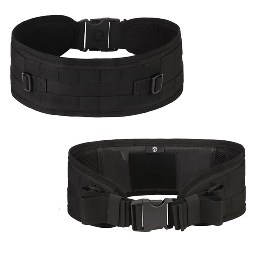 Tactical Battle Belt MOLLE Multi-purpose Width Waist Belt for Military Equipment and Outdoor Sports