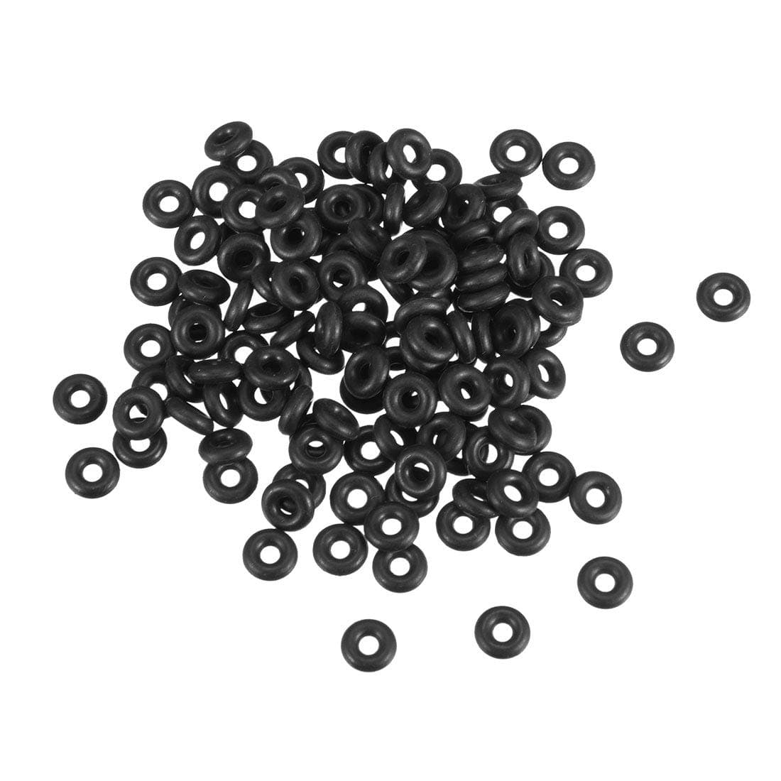 uxcell Nitrile Rubber O-Rings 6mm OD 2mm ID 2mm Width, Metric Sealing Gasket for Automotive Machine Plumbing, Pack of 250