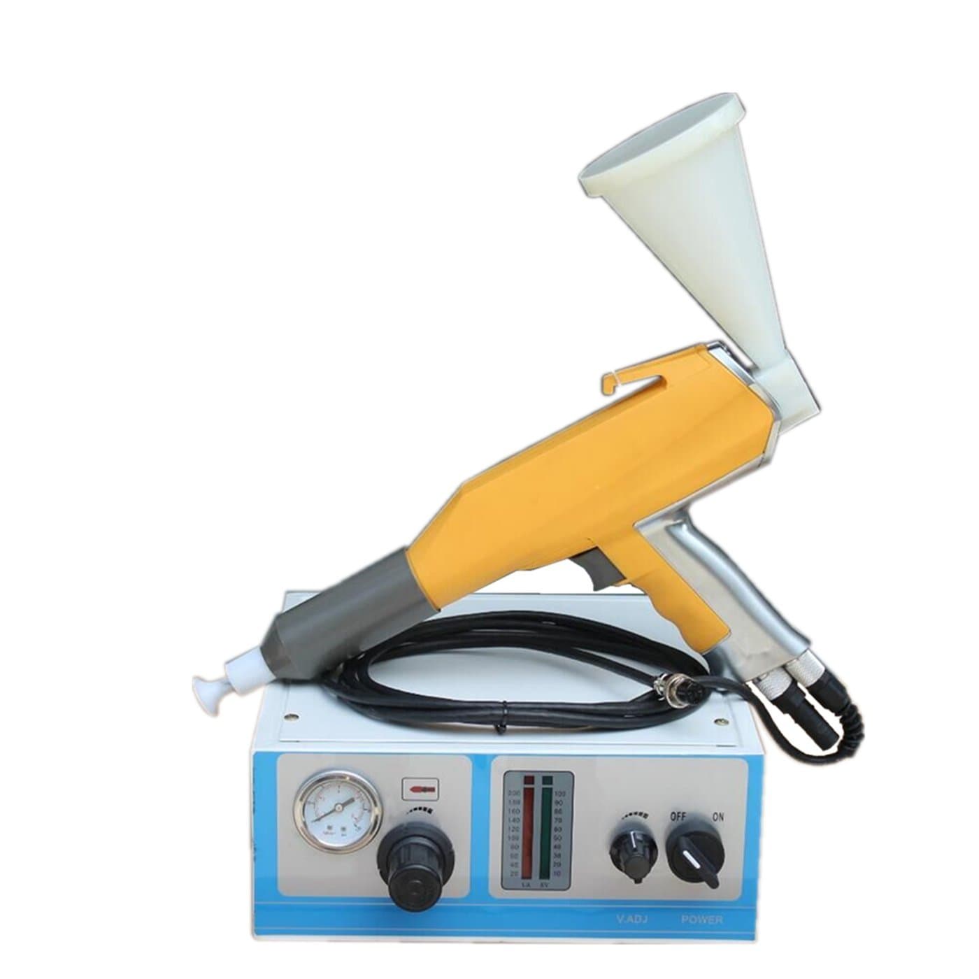electrostatic powder coating machine spray gun for powder coating color test