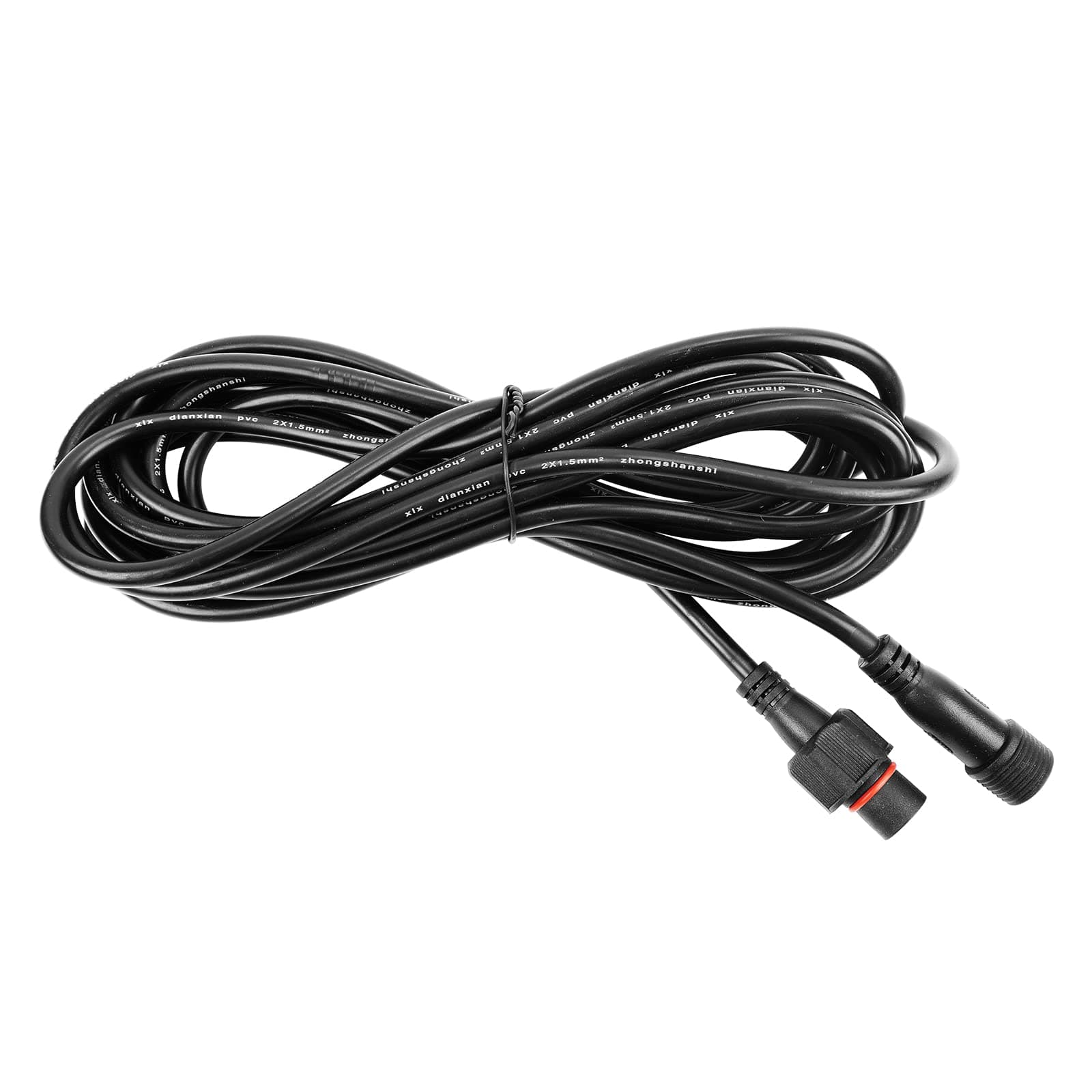 16.4 ft(5M) Extension Cord 2 Pin Plug Power Connection Wire Waterproof for NIORSUN 400W Solar Street Light Outdoor