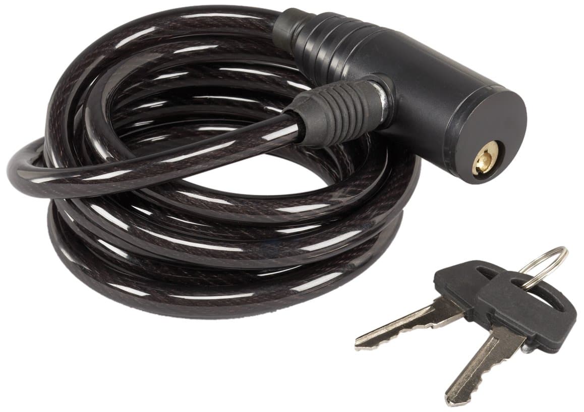 6 ft Cable Lock with Key - Hunting Weather-Resistant Heavy Duty Anti-Theft Security Cable for Treestands, Trail Cameras & Outdoor Gear (1 PACK)