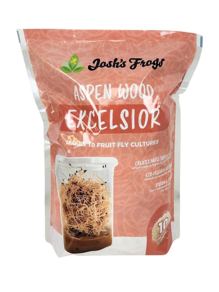 Josh's Frogs Excelsior (Makes 10 Fruit Fly Cultures) 4.6oz