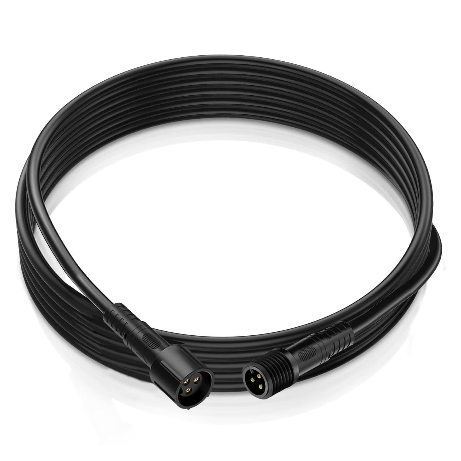 4 PCS 4FT 3 Pin RGB Rock Light Extension Wire, Waterproof LED Rock Lights Extension Cable for Trucks, Motorcycles, Cars, ATVs