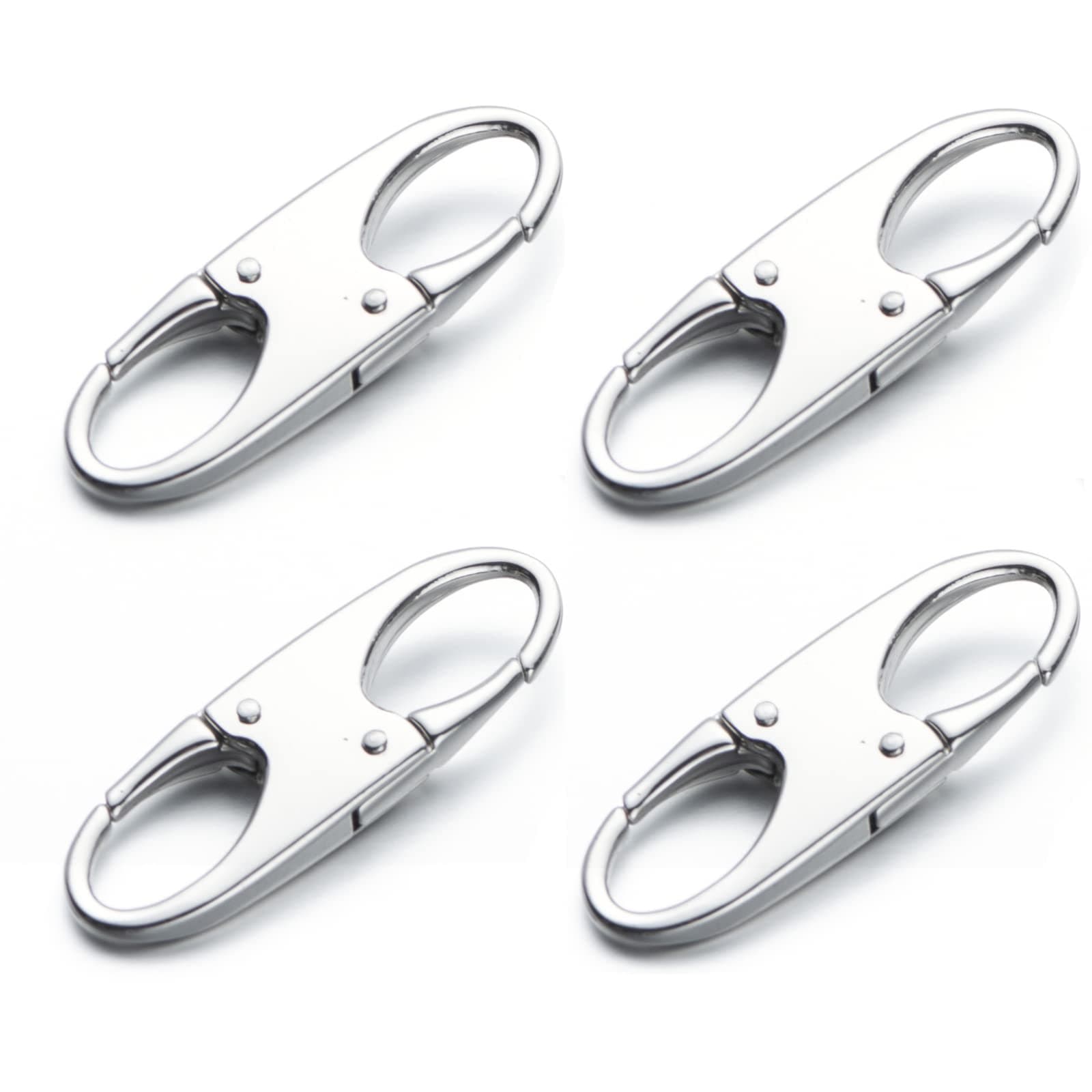 Zpsolution Zipper Clip Theft Detterent - Backpack Zipper Lock Keep The Zipper Closed, Quick Disconnect Clip - Key Holder Add-on Accessory