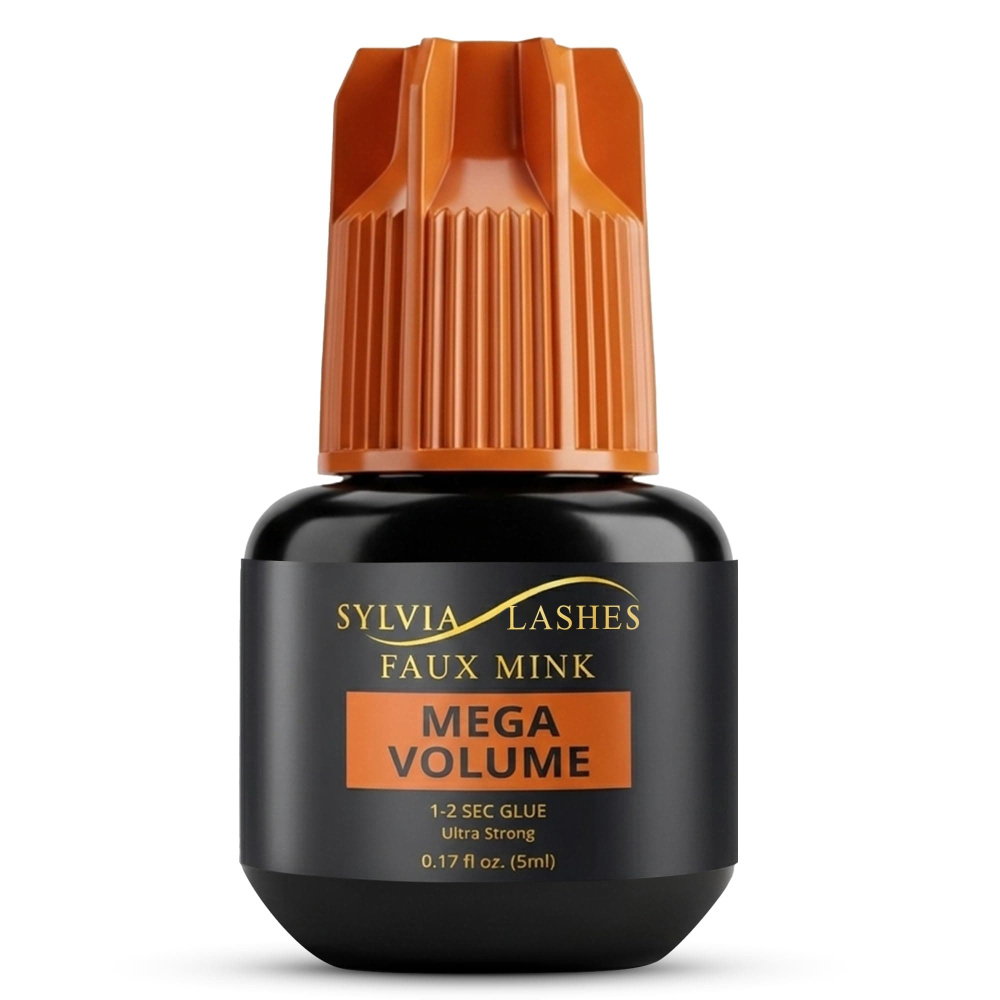 - Mega Volume Ultra Strong Eyelash Extension Glue - 5ml Professional Black Adhesive | 1-2 Sec Fast Drying | 6-8 Weeks Retention | Ultra Bond Formula for Lash Experts