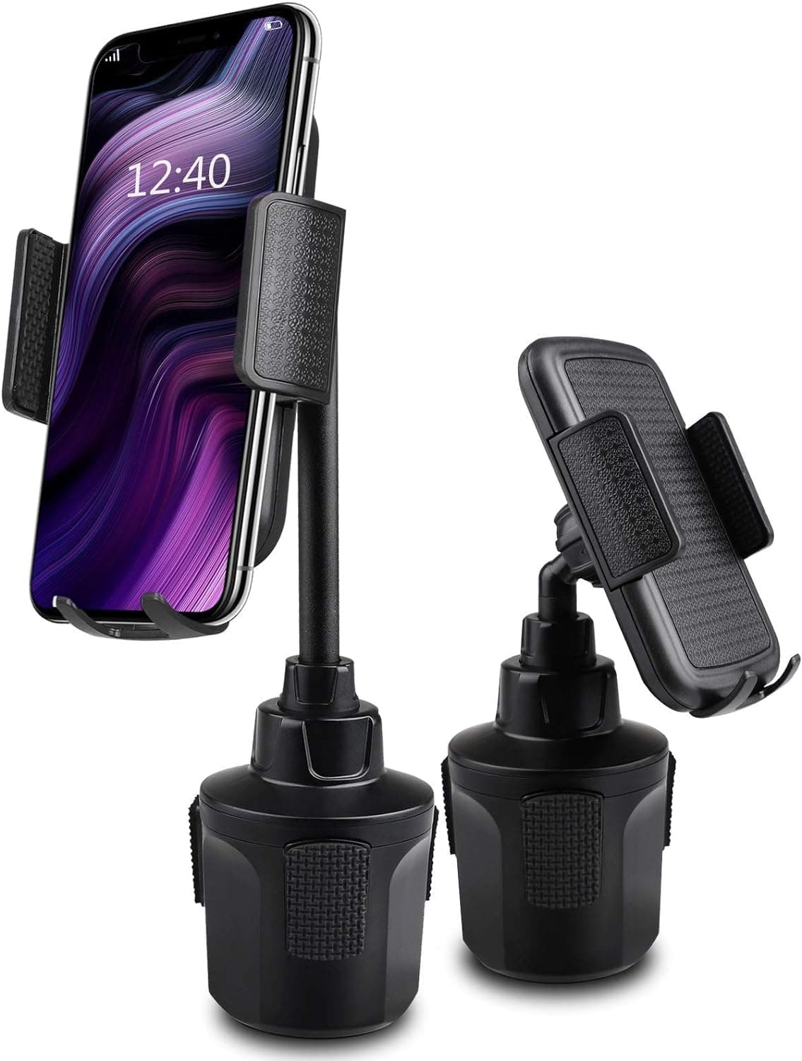 EEEKit Car Cup Phone Holder,Universal Adjustable Car Cup Phone Mount for iPhone Xs XS Max XR X 8 Plus 7 6s 6 Plus, Samsung Galaxy S10 S10+ S9 S9+ S8 S7 Note & Any Cell Phones