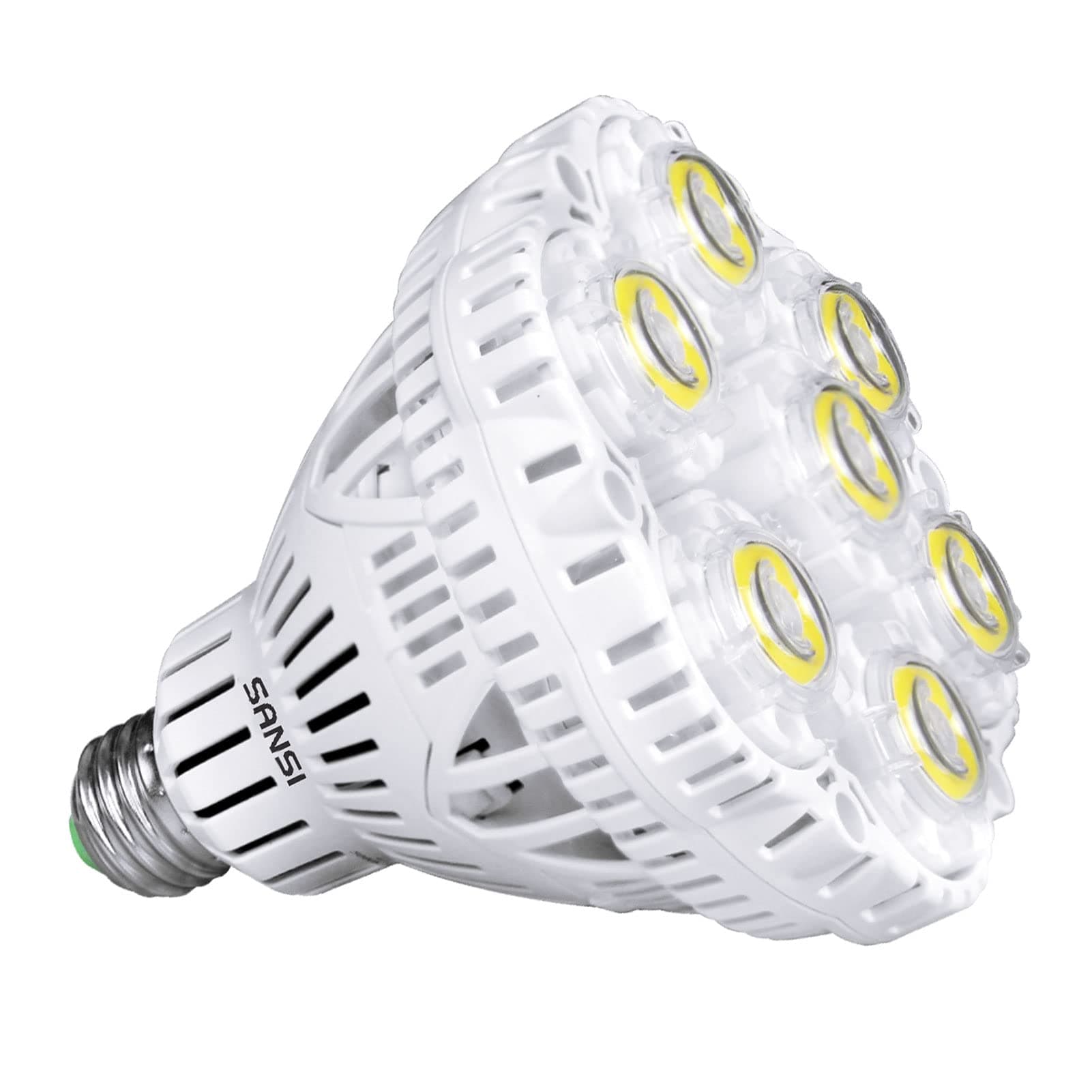 40W Super Bright LED Light Bulb Daylight 5000K, Energy-Saving 350W Incandescent Bulb Equivalent, E27/E40 Edison Screw Light Bulb 5000LM 180° Beam Angle for Large Area Ceiling Lighting