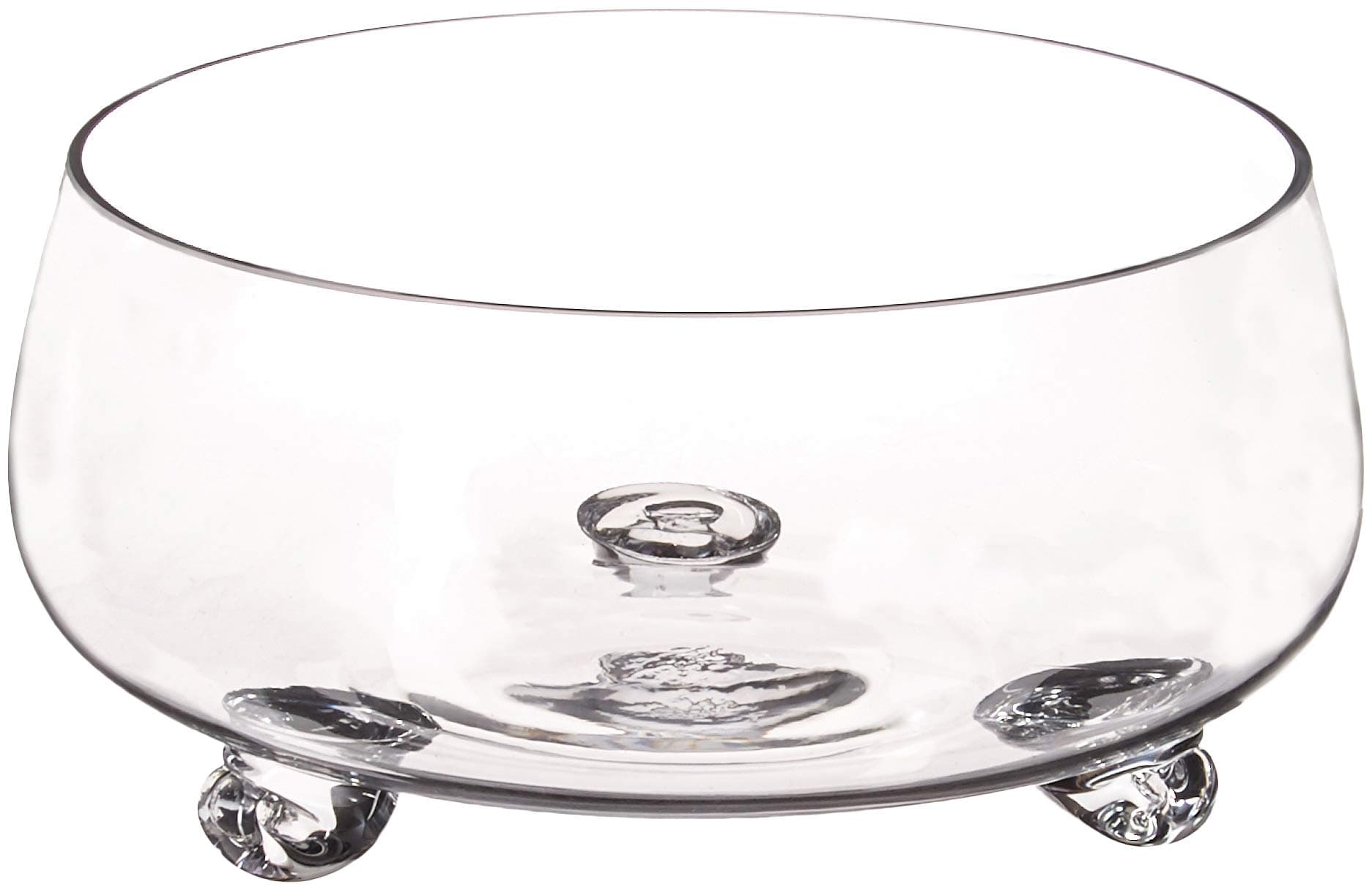 64097 10.5"Dx5" clear Footed Bowl