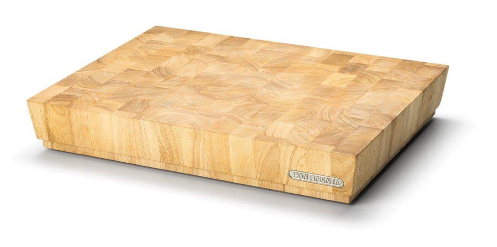 Continenta Rubber Tree Forehead Wood Chopping Block End Grain, Multi Colour, One Size