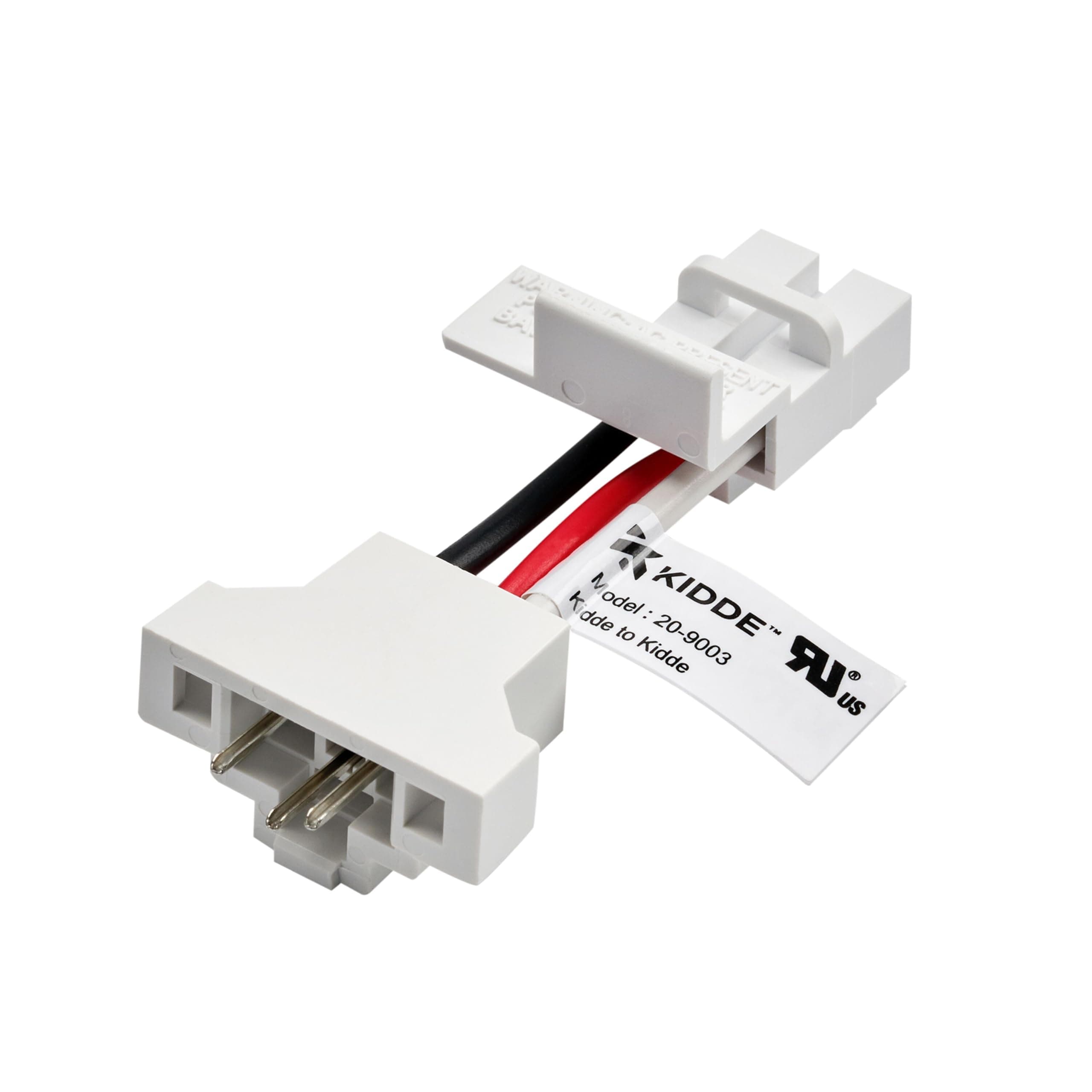 Quick Connect Smoke Detector Adapter Plug, Smoke Alarm Wiring Harness, Compatible with Kidde Hardwired Smoke, Carbon Monoxide, & Combination Smoke & Carbon Monoxide Detectors