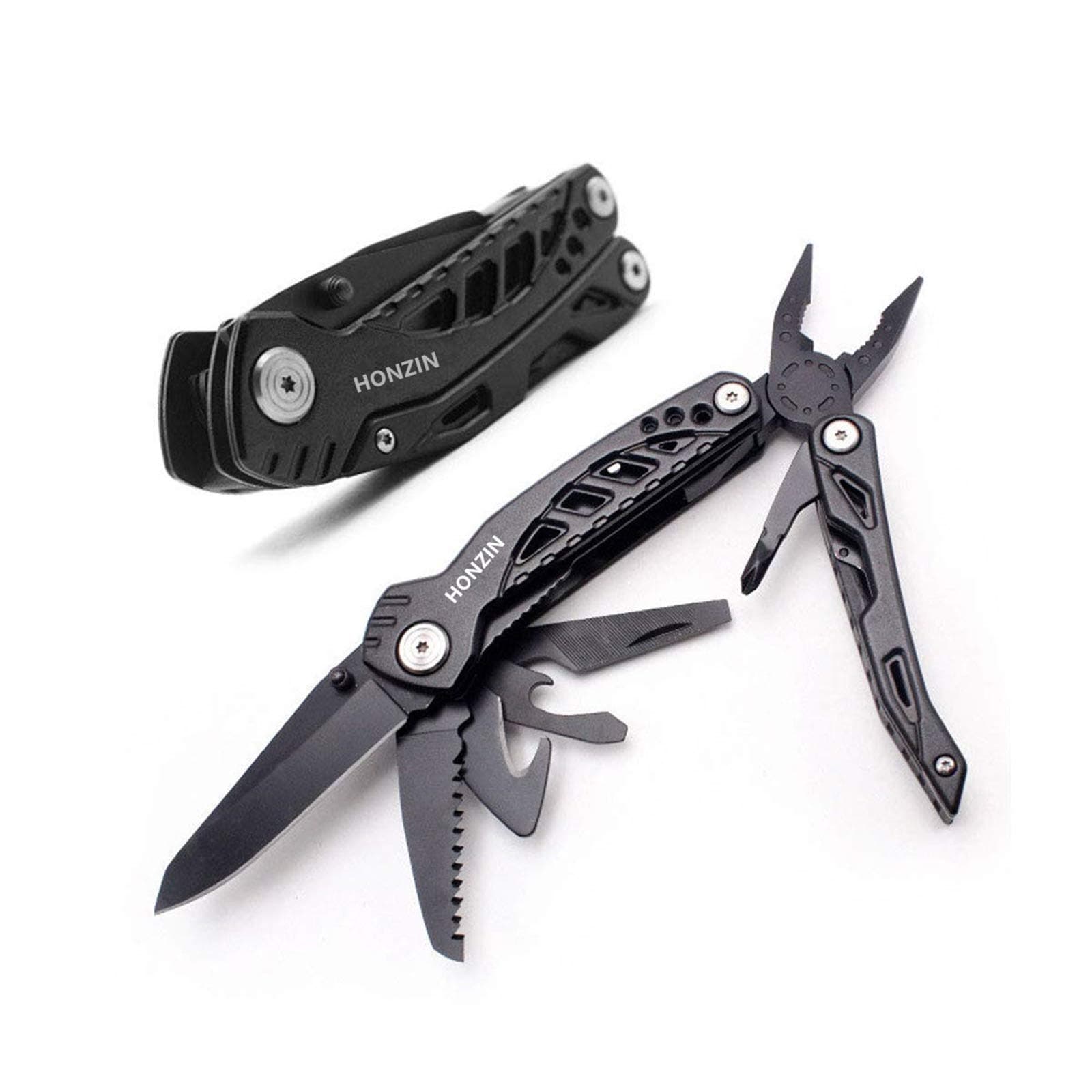 Multi Tool Pliers Set, Foldable Pliers Stainless Steel Multitool with Nylon Pouch Ideal Pocket Tool for Outdoor