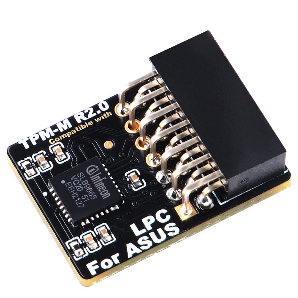 TPM2.0 Module LPC 14Pin Module with Infineon SLB9665 for ASUS Motherboard Compatible with TPM-M R2.0