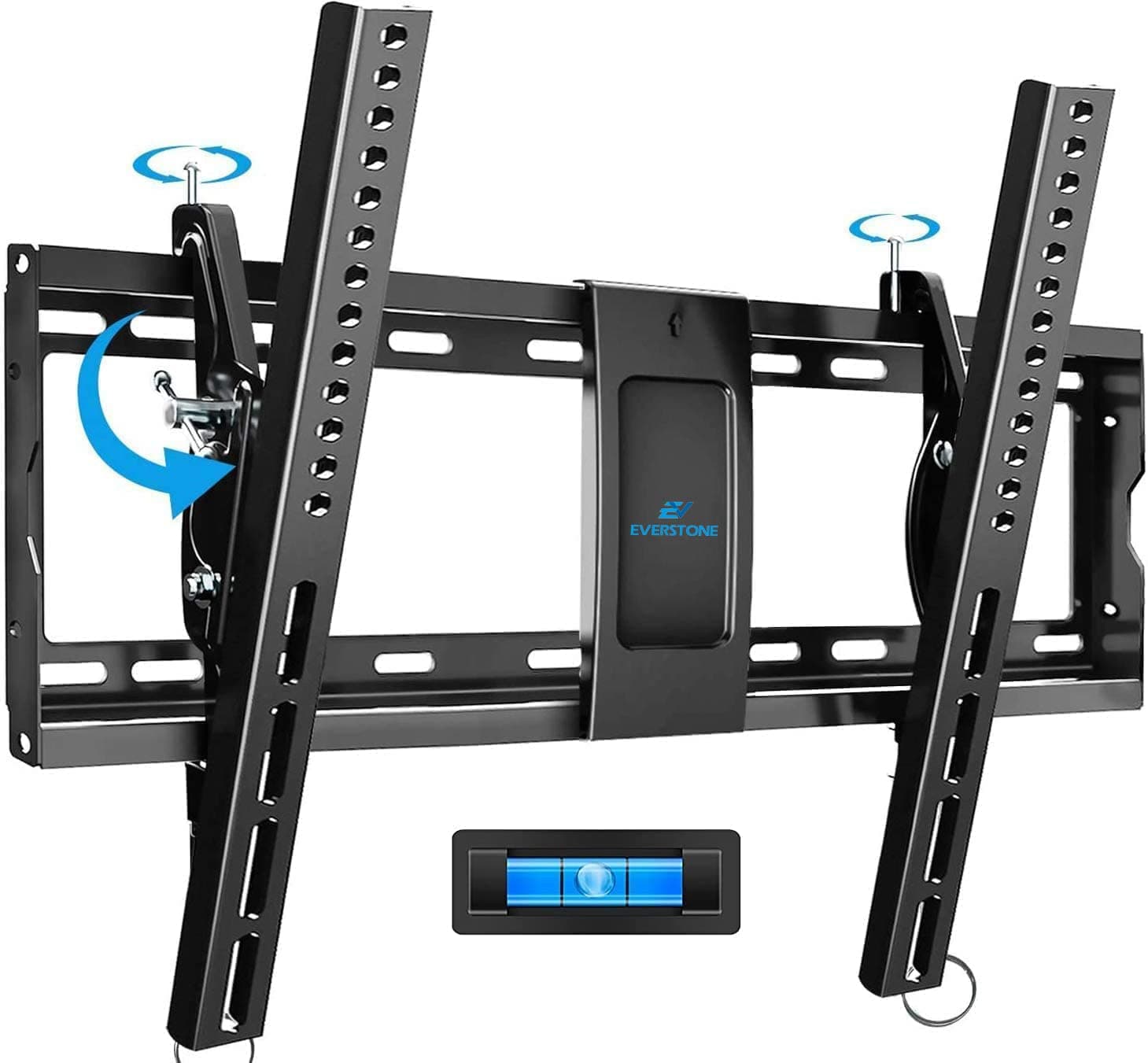 Everstone Tilt TV Wall Mount Bracket for Most 32-80 Inch LED,LCD,OLED,Plasma Flat Screen,Curved TVs,Low Profile,Up To VESA 600 x 400 and 165 LBS,Includes HDMI Cable and Level,Fits 16",18",24"Studs