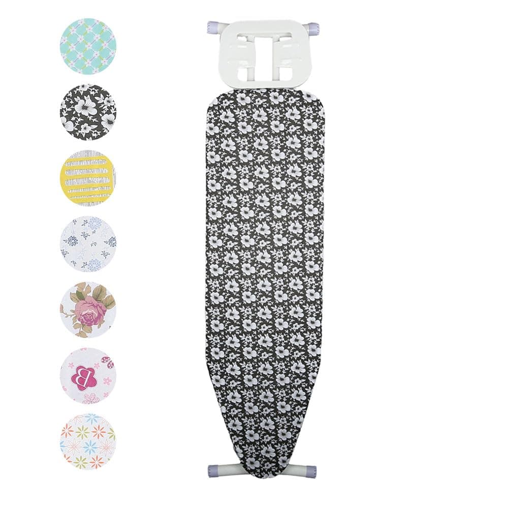 Jin Ya Lan Full Size 130 * 35 CM Premium Ironing Board, Iron Board with 4-Layer Cushion and 4 Level Height Adjustments, Foldable and Space-Saving Iron Table Stand