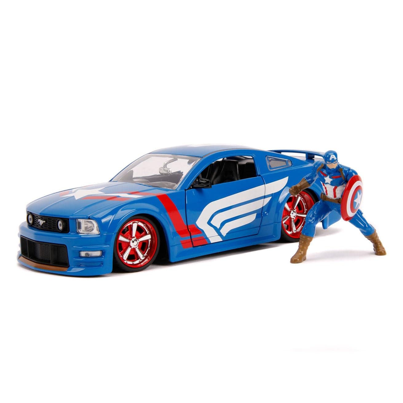Marvel CAPTAIN AMERICA FORD MUSTANG 1:24