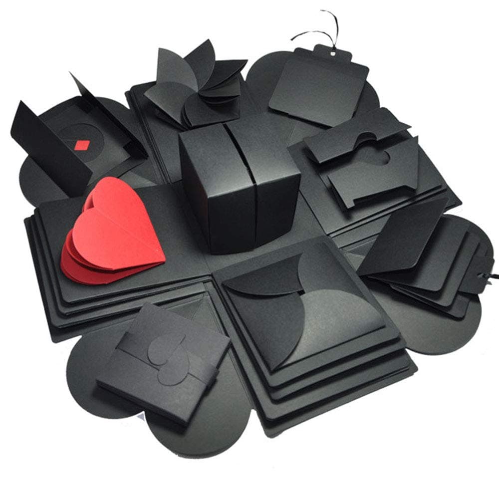 Asher Creative Gift Box Explosion Box Recording Memories Box Scrapbook Photo Album Surprise Handmade Gift for Birthday Anniversary