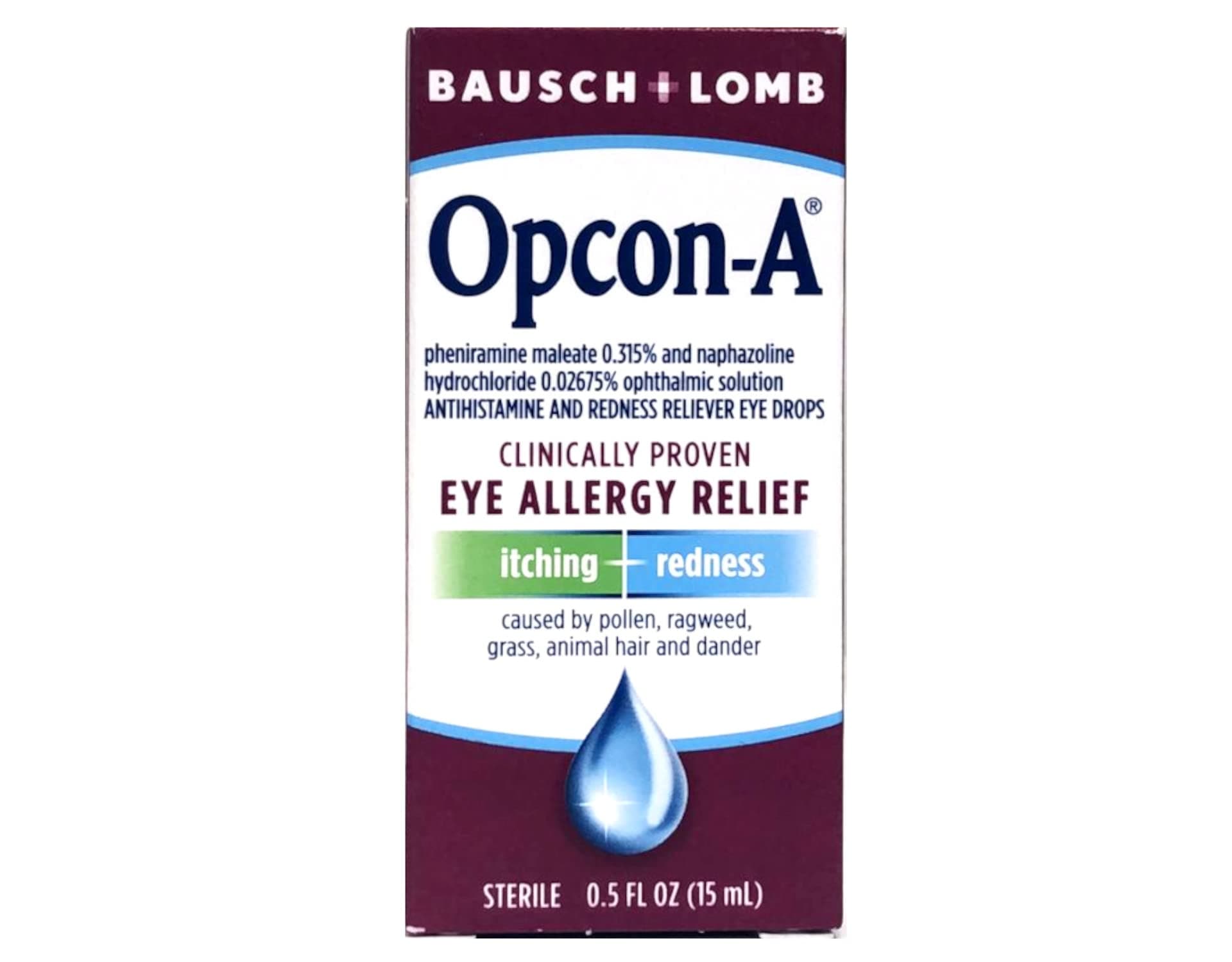 OPCON-A EYE DROPS B/L 0.5oz by BAUDR SCHOLLS AND LOMB *** by Choice One