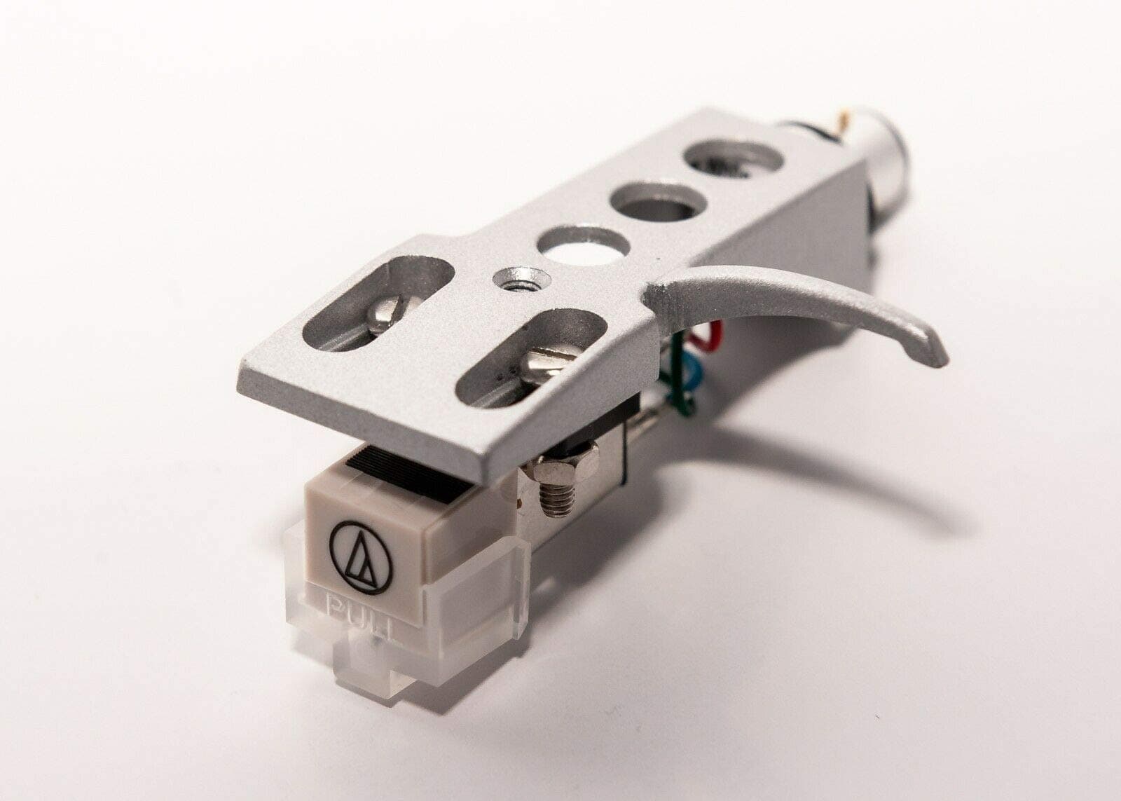 Headshell, AT-3600L Cartridge and Stylus, Needle for Technics SL 20, SL 20A, SL 220, SL 221, SL 23, SL 235, SL 23A, SL B2, SL B202, SL B205, SL B3, SL B303, SL 120, SL 110 (Silver)
