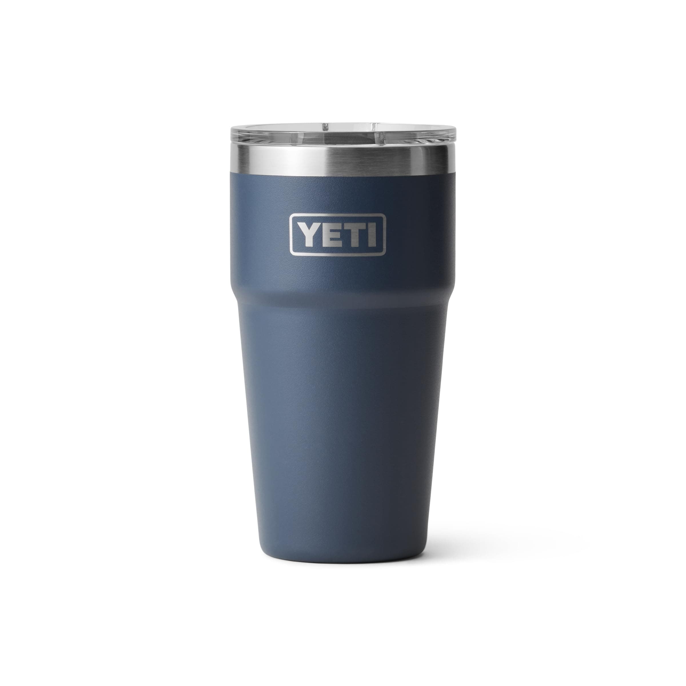 Rambler Cup, Vacuum Insulated Stainless Steel Stackable Cup with Magslider Lid, Navy, 20oz (590ml)