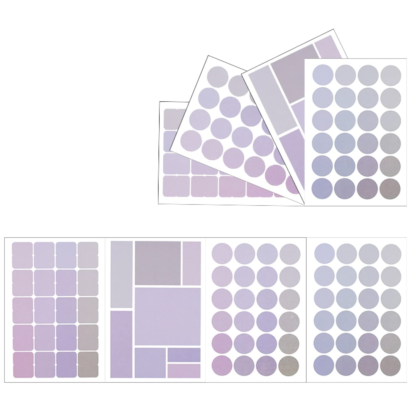 76pcs/Set Sticky Notes Stationery Sticker Gift Package Sealing Stickers DIY Stationery