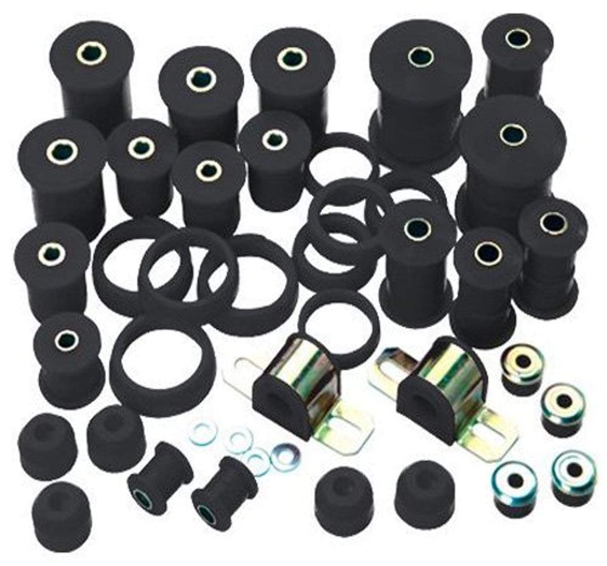 Daystar, Jeep CJ Super Kit Master Polyurethane Set, fits CJ5/7/8 1955 to 1975 4WD, KJ09001BK, Made in America, Black
