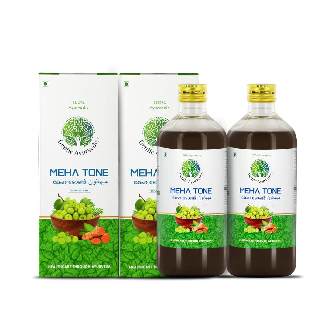 Meha Tone Value Pack, 900ml (450ml x 2 Bottles), Amla, Guduchi, Turmeric and Jamun, Improves Digestion