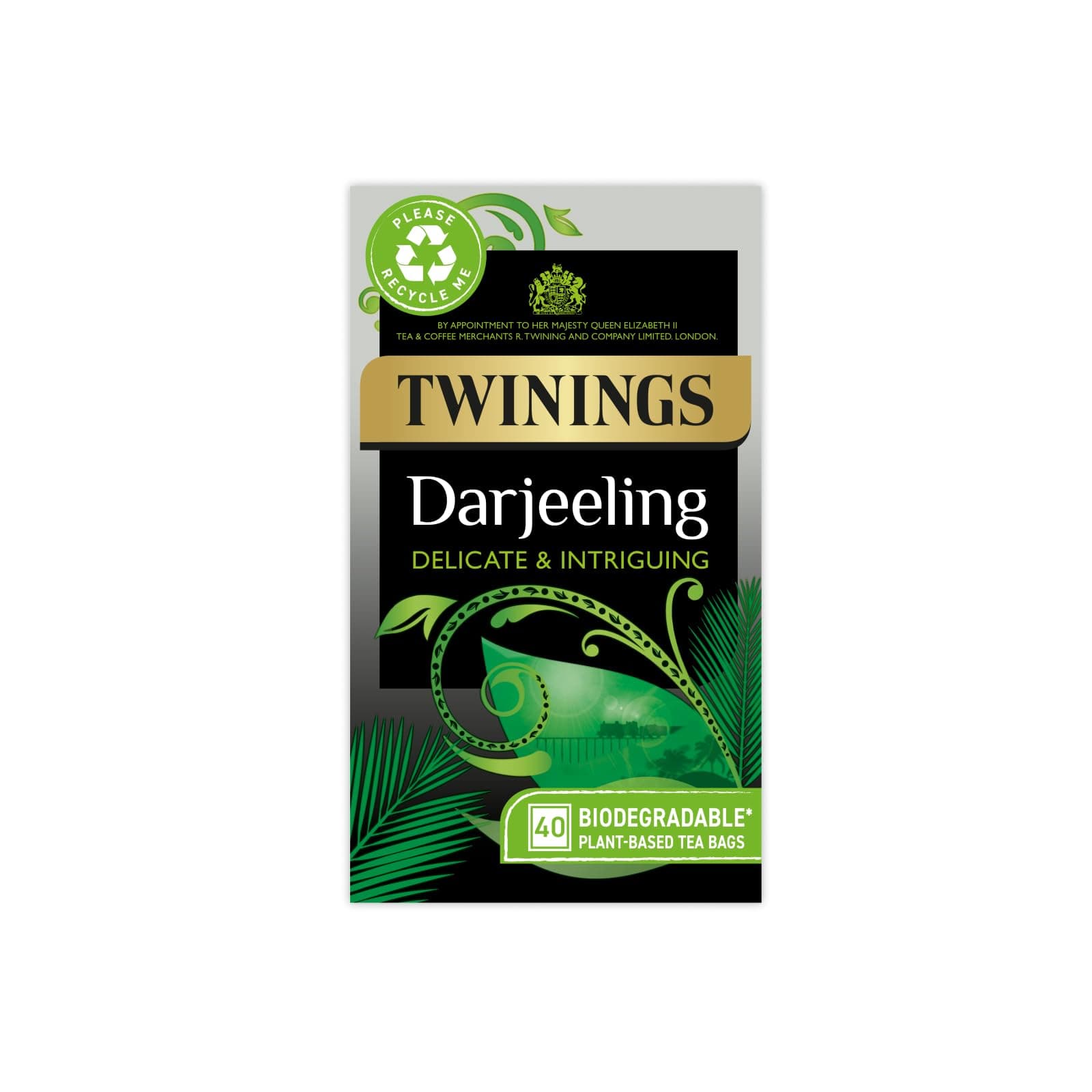 Darjeeling Tea | Light, Delicate & Intriguing Black Tea | Fragrant & Golden Indian Tea Blend | 40 Biodegradable Tea Bags