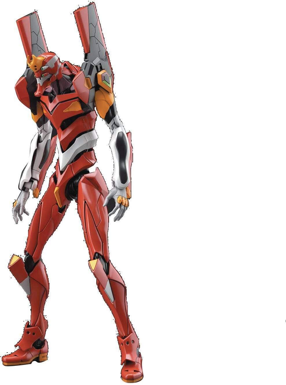 RG Evangelion Universal Humanoid Battle Weapon, Android Evangelion, Regular Practical Model, Unit-02, 1/144 Scale, Color Coded, Plastic Model