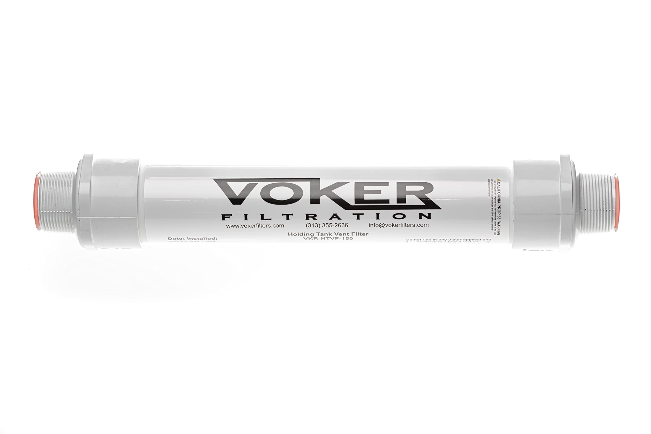 Voker Holding Tank Vent Filter (1-1/2") - Made In The USA