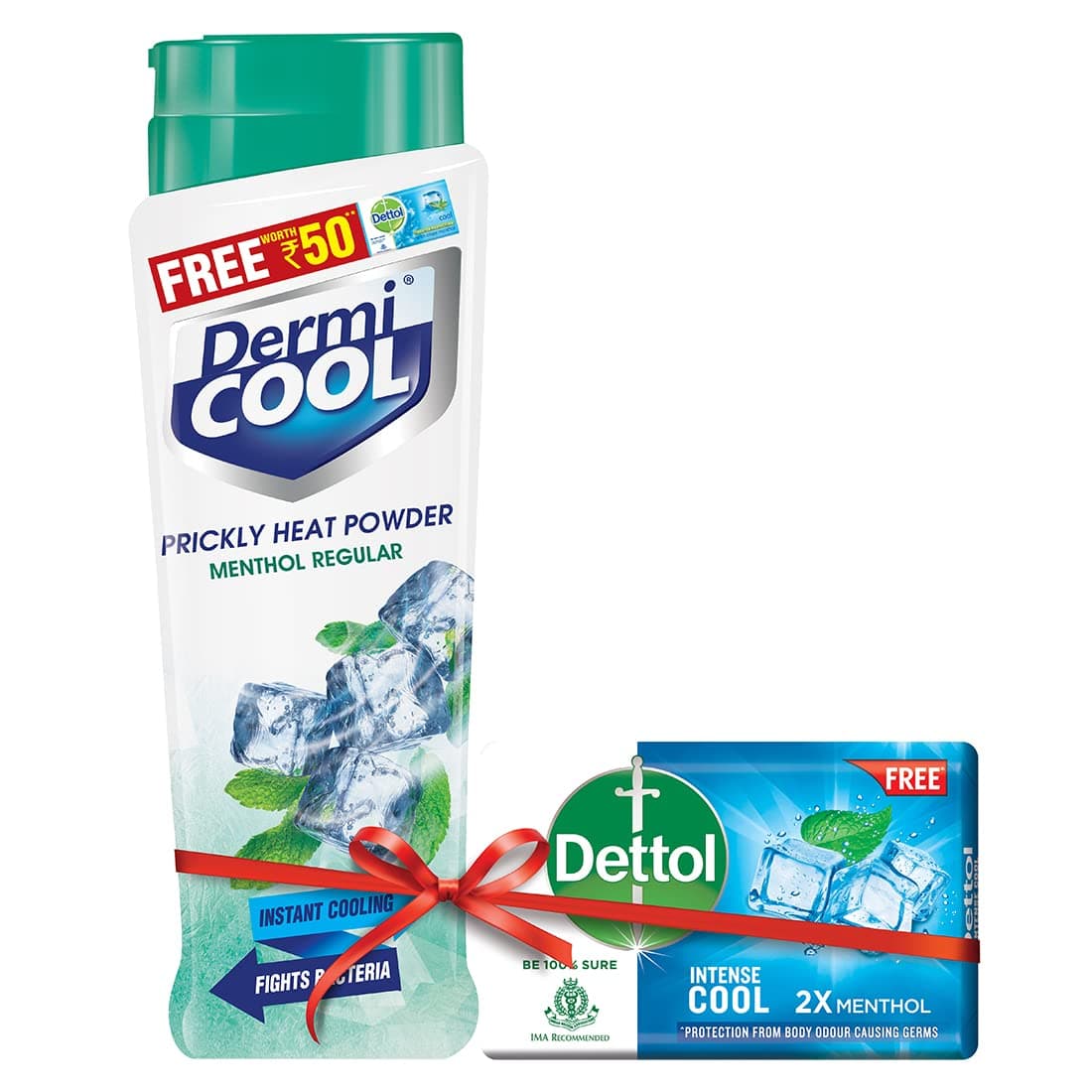 Dermi CoolPrickly Heat Powder Menthol Regular, 150g