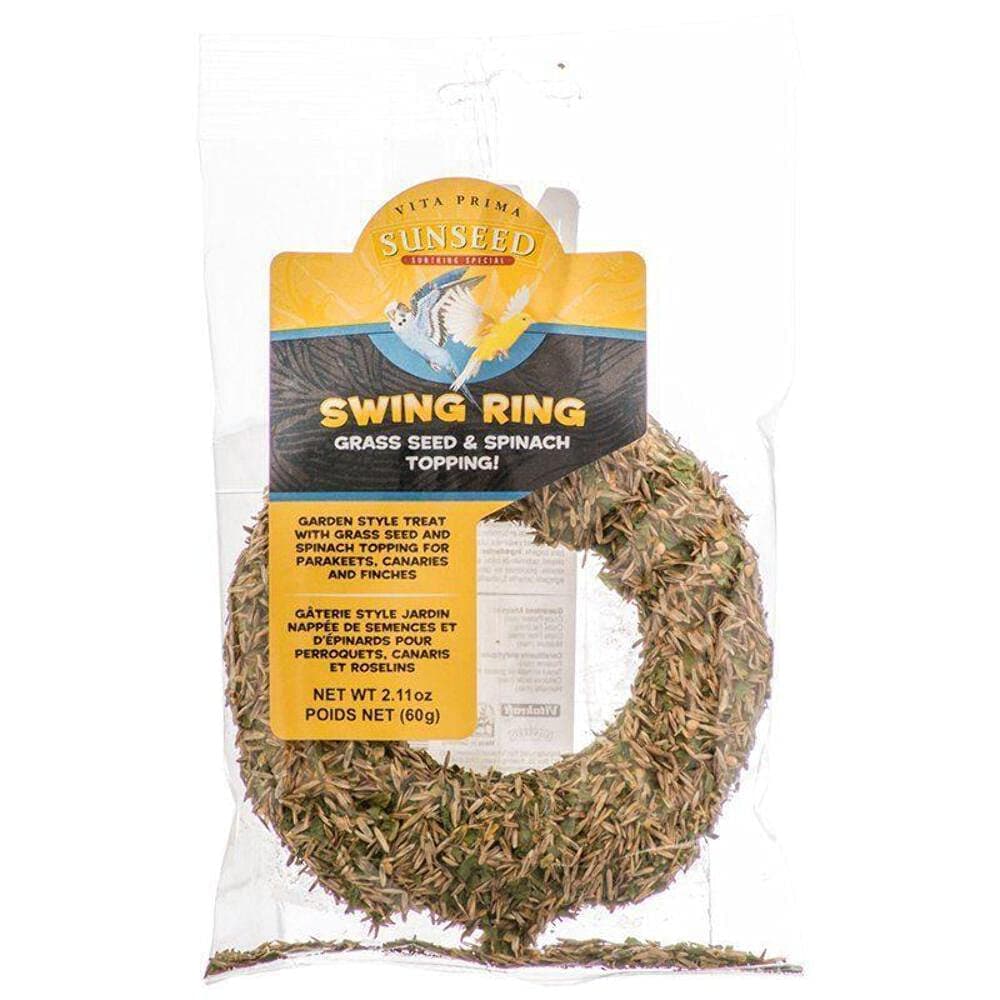 Sun Seed Swing Ring Grass Seed/Spinach Bird Treat, 2.11 oz.