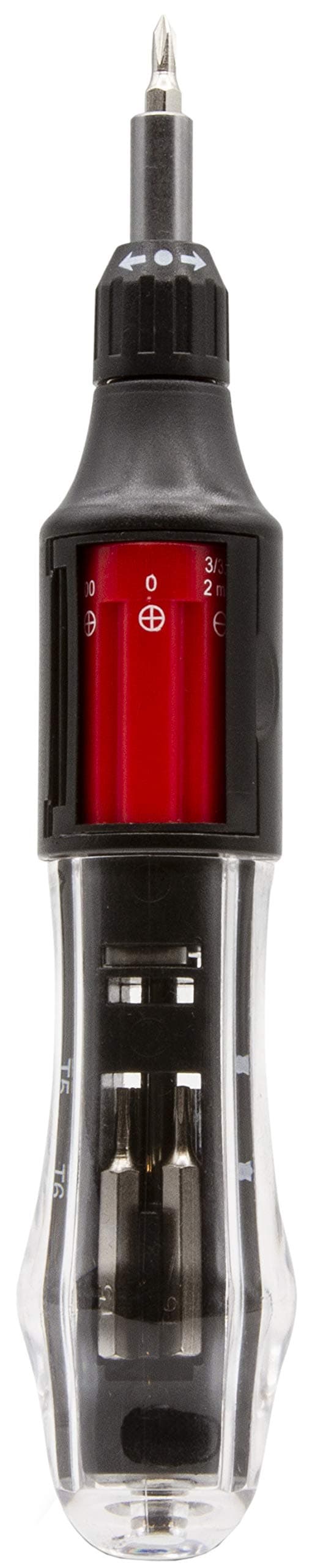 Triplett TMAL-002 10-in-1 Mini Autoloading Ratcheting Screwdriver with Magnetic Bits