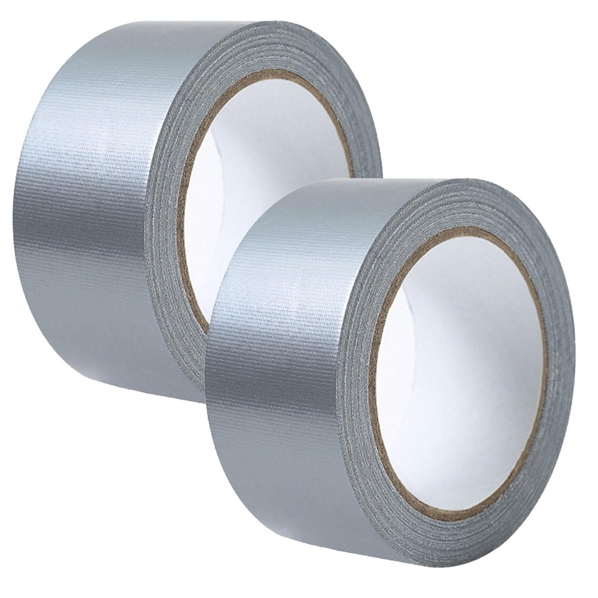ECVV® 2pcs 5 cm x 13.6 M Gray Strong Adhesive Duct Tape - Durable & Waterproof for All Weather Conditions