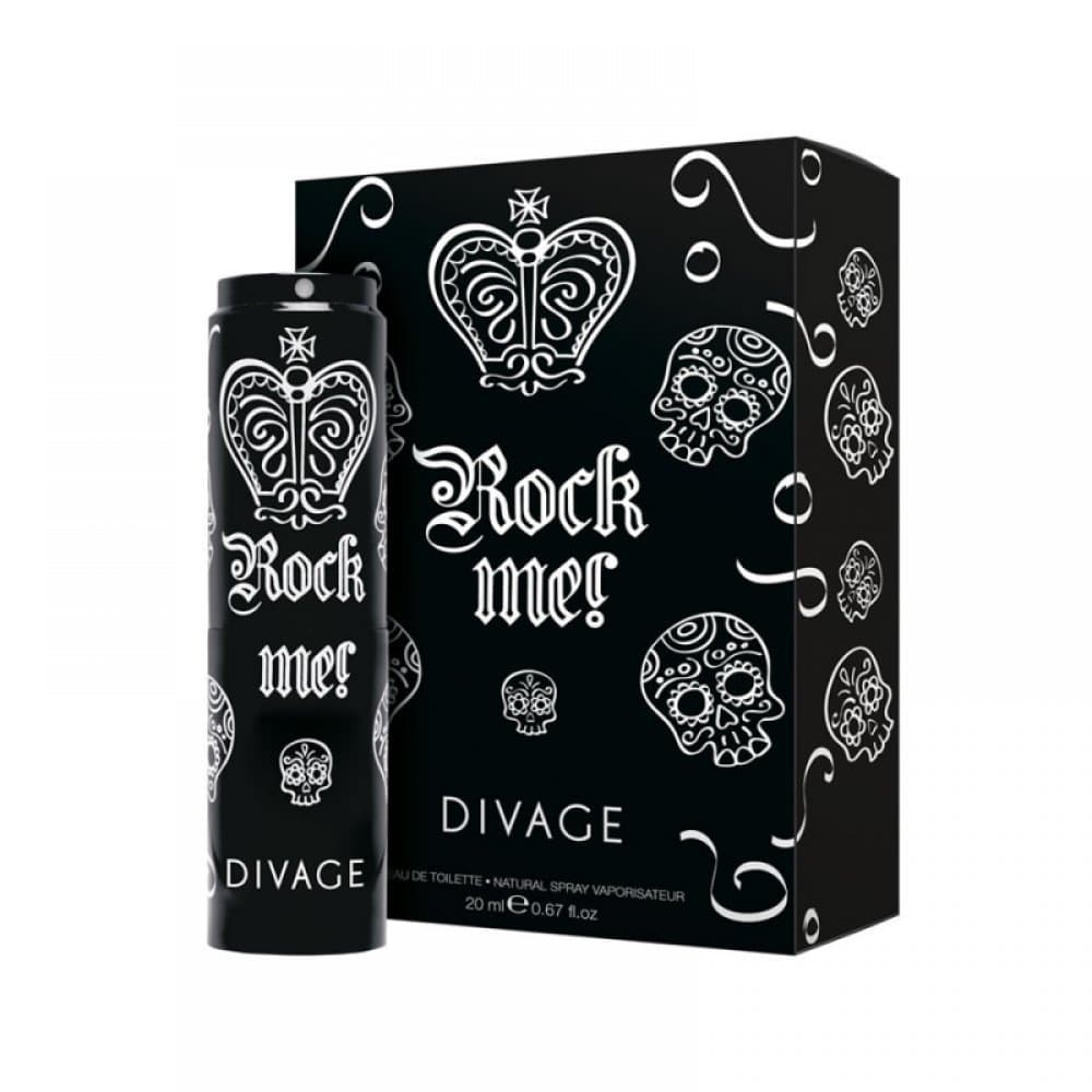 Divage Rock Me! Eau de Toilette Spray, 20 ml