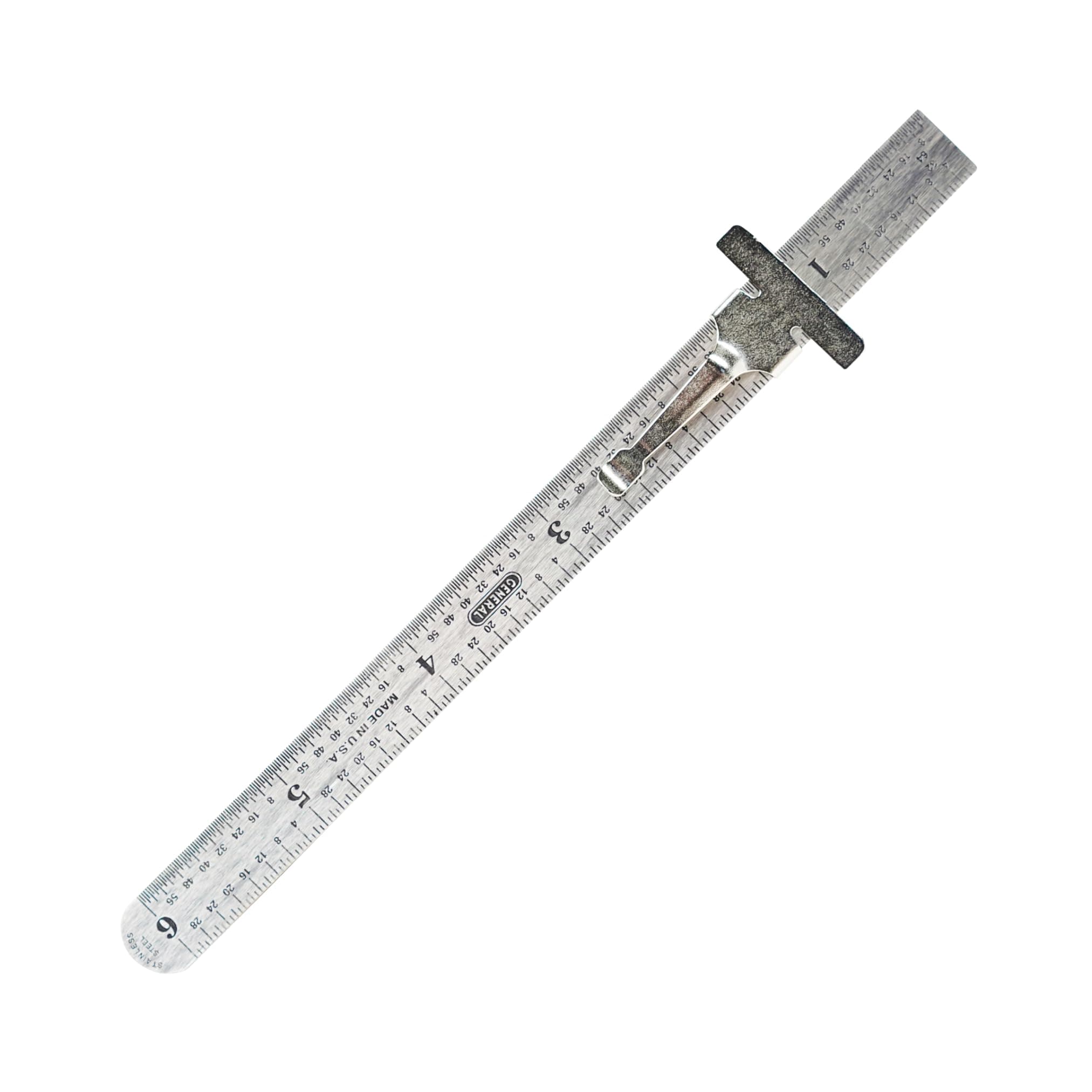 300/1 6-Inch Flex Precision Stainless Steel Rule