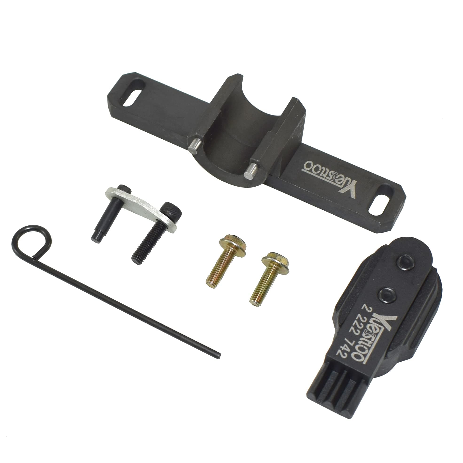 Yuesstloo 2801 Flywheel Holder Flex Plate Lock Tool & 7676 Oil Seal Repair Kit with Balance Shaft & Oil Pump Alignment Tool Set, Compatible with BMW N20 N26 Engines