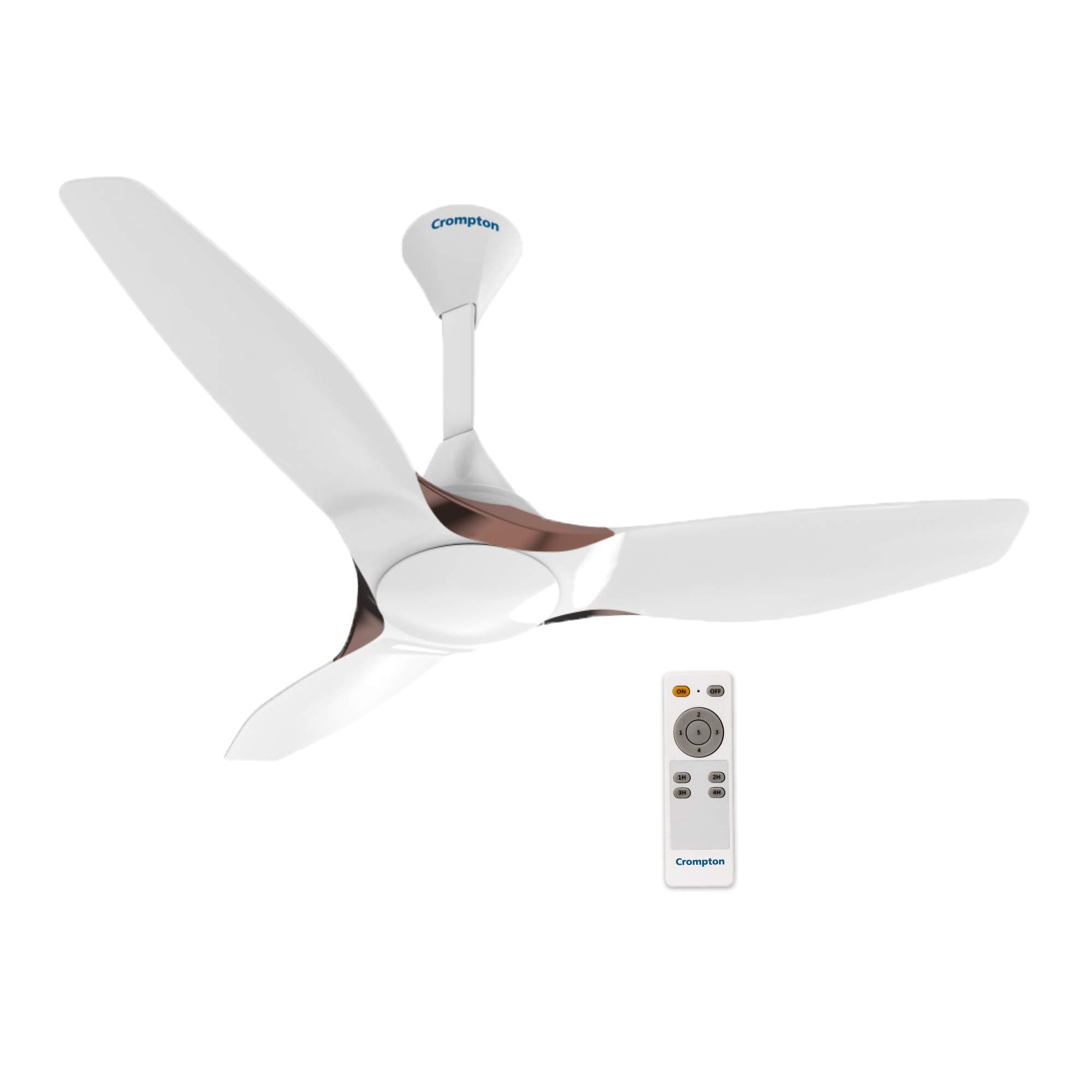 SilentPro Enso 1225 mm ActivBLDC Remote-controlled Ceiling Fan | 2X Silent | iF Design Award 2021 | 5 Years Warranty (Silk White)