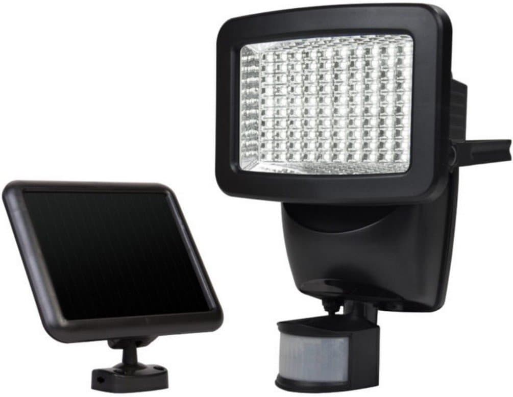 Sunforce 82126 120-LED Solar Motion Light, 1100 Lumen Output, 30ft. (9.1m) Detection Distance, 180 degrees Detection Range, Fully weather resistant and can be mounted almost anywhere
